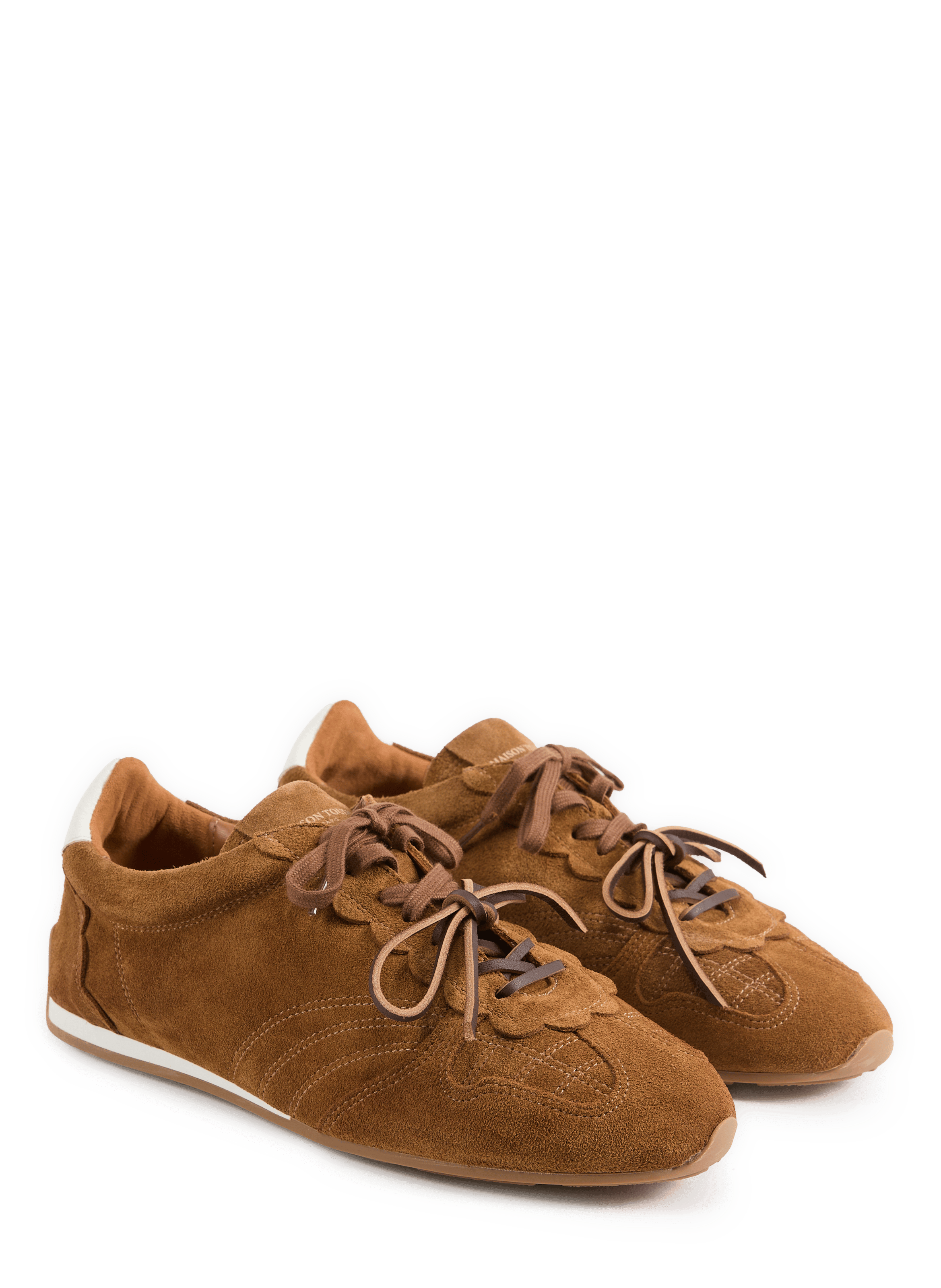 Low-top leather sneakers MAISON TOUFET Brown