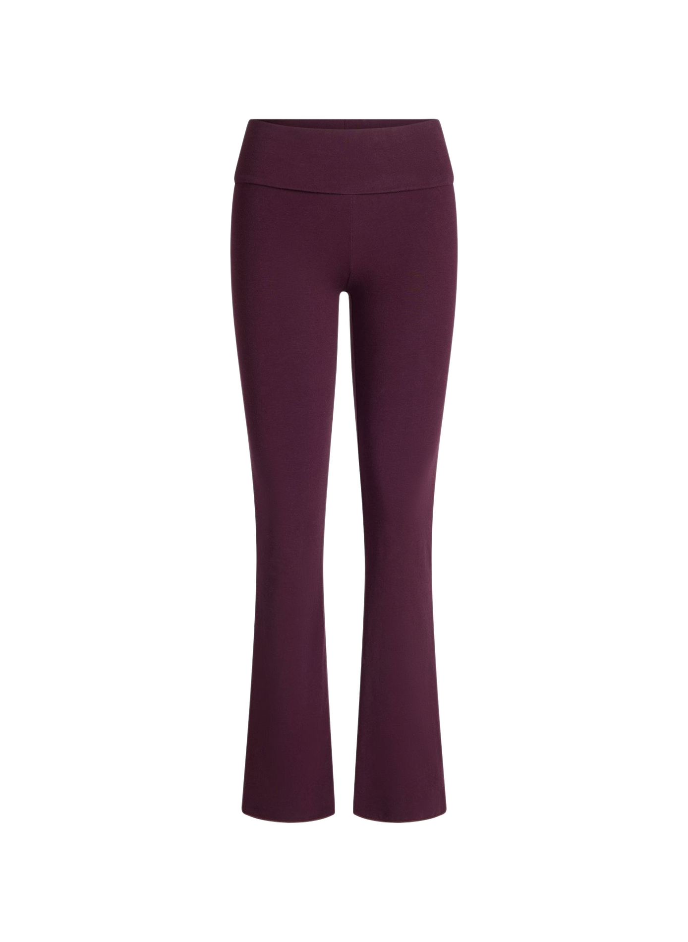 Boot-cut cotton blend pants SKIMS Red