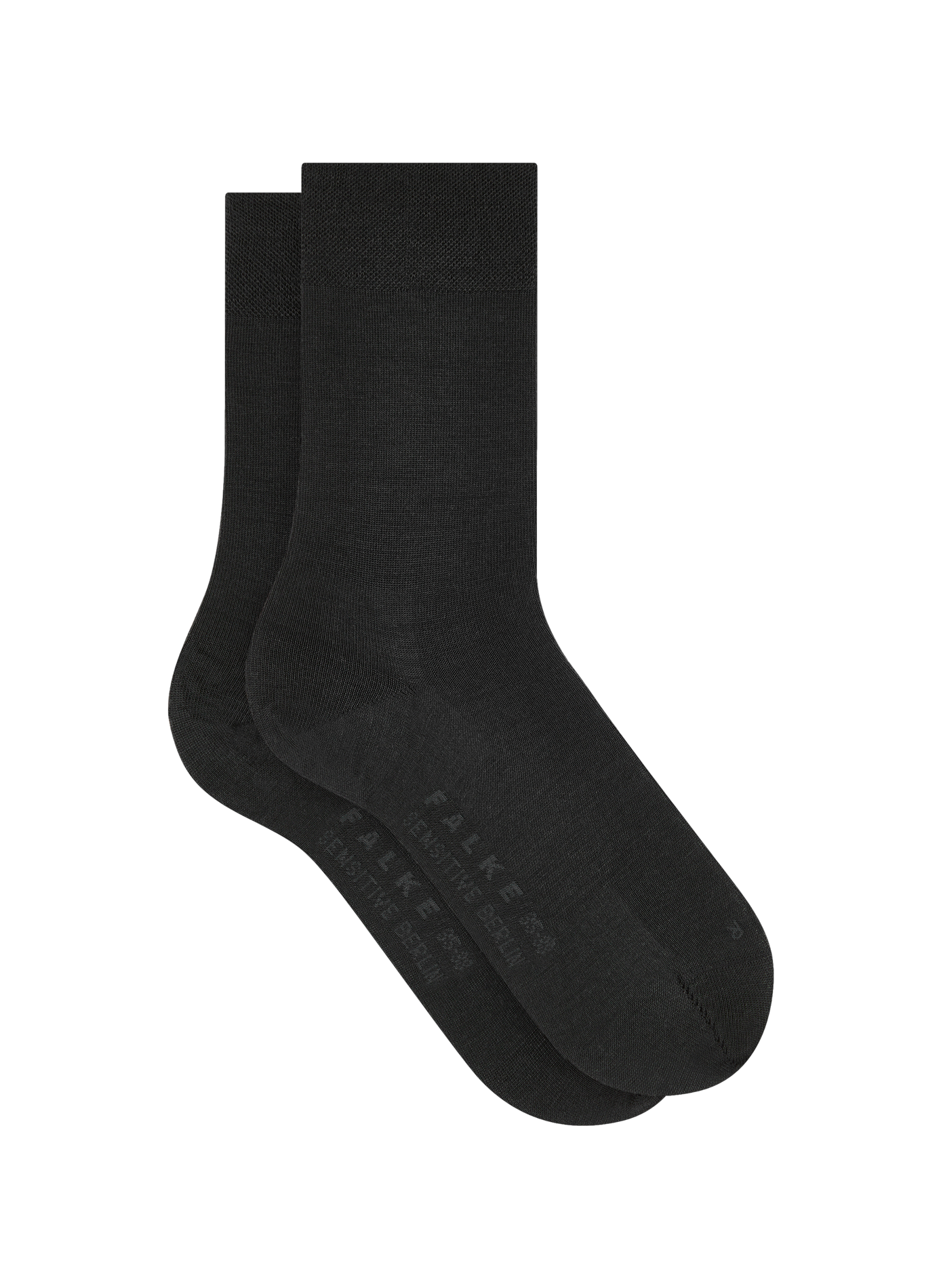 Mid-calf socks in blended wool FALKE Black