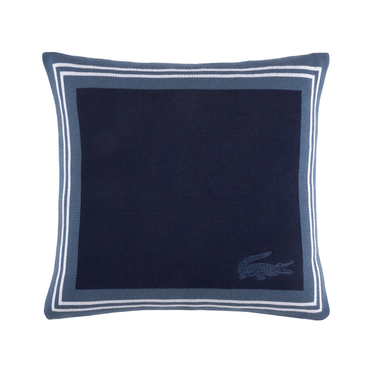 Housse de coussin en coton, l frame LACOSTE HOME Bleu