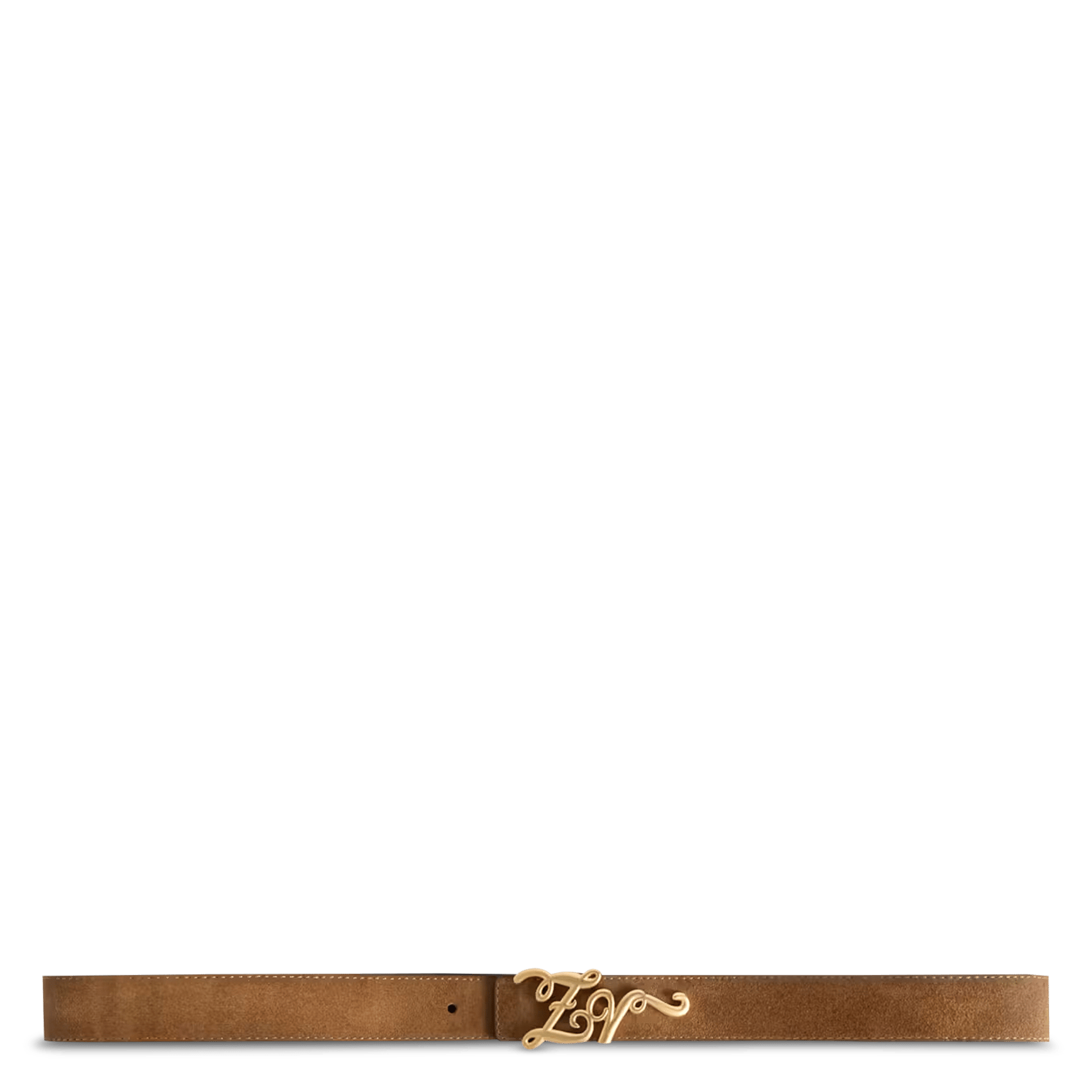 Omkeerbare riem van ZV-leer ZADIG&VOLTAIRE Bruin