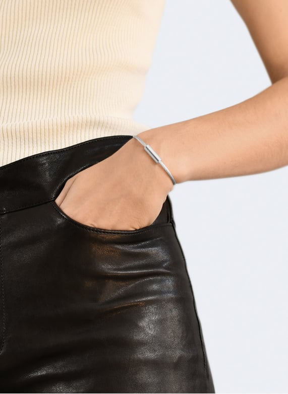 Bracelet câble 9g en argent poli | Argent by LE GRAMME Bracelet câble 9g en argent poli Argent