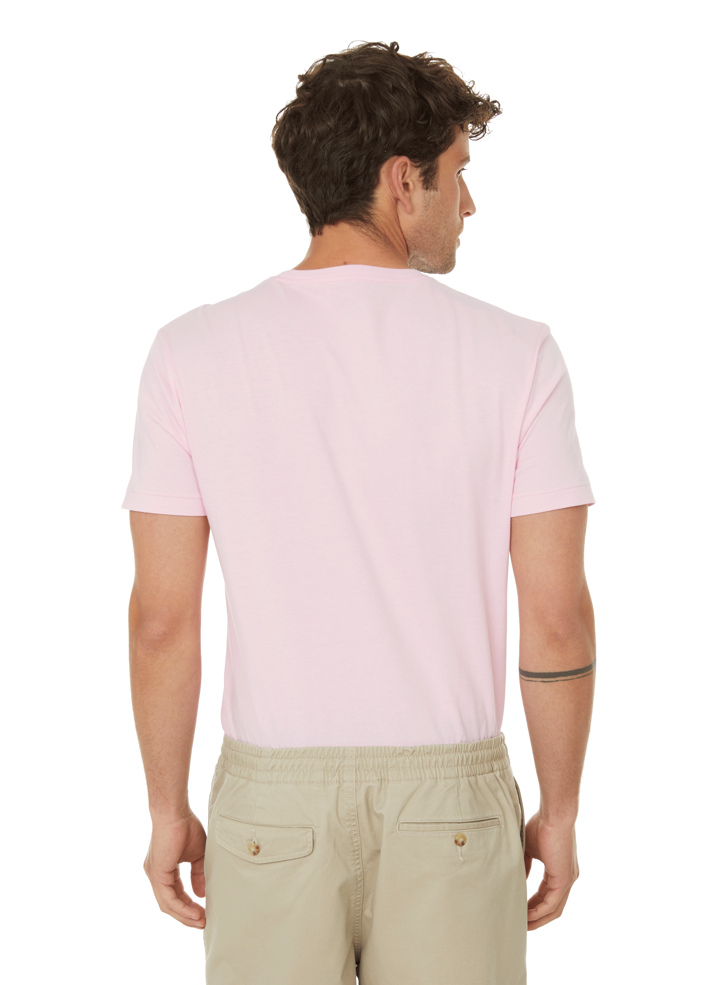 Slim cotton T-shirt POLO RALPH LAUREN Pink