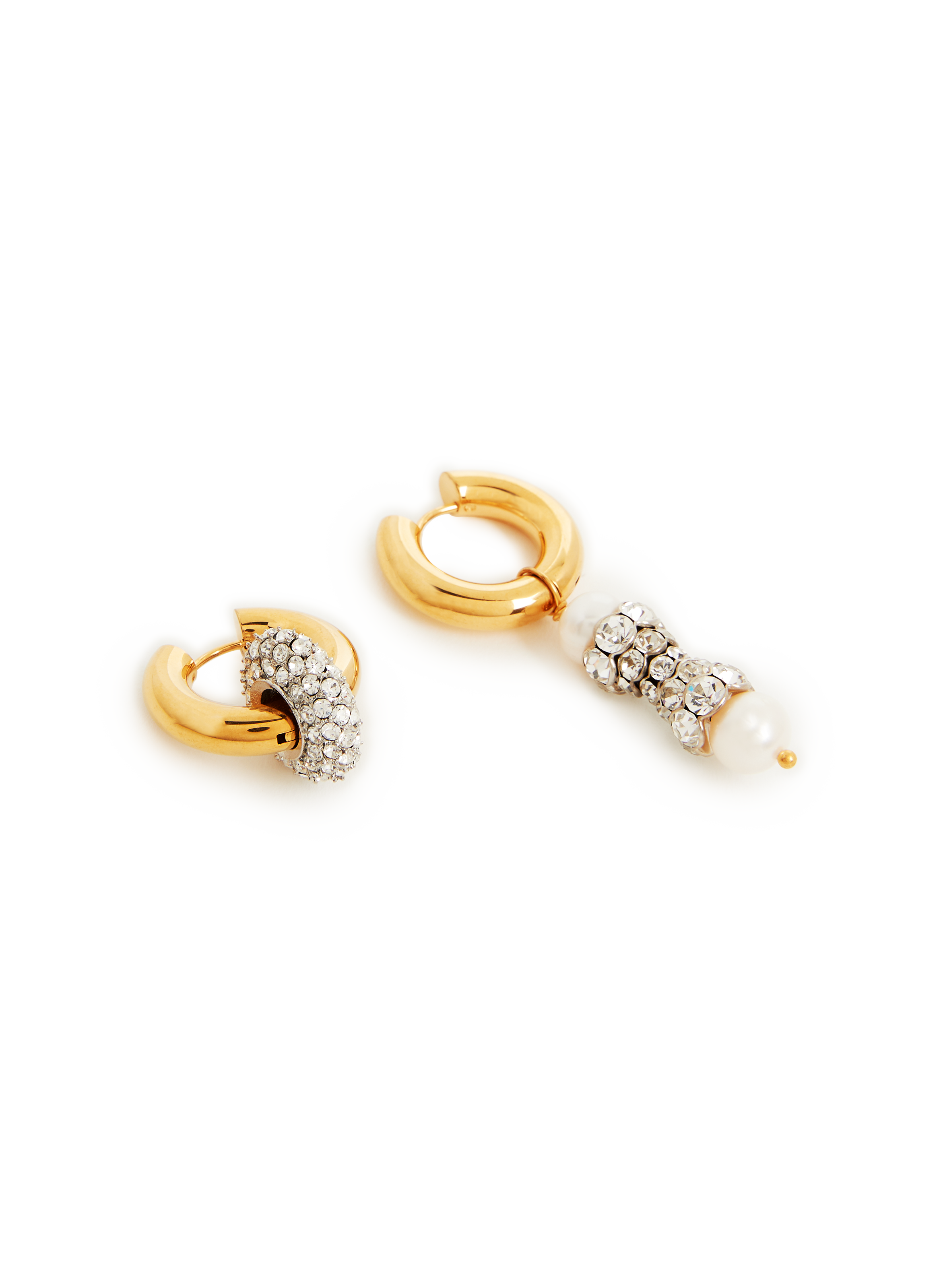 Boucles d'oreille à cristaux