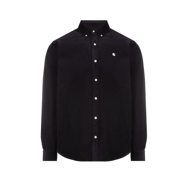 Chemise droite en velours côtelé