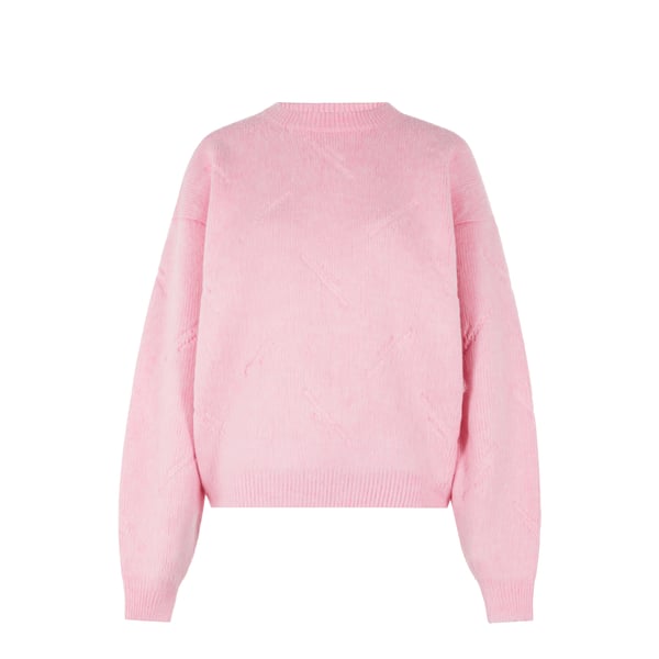 Pull duveteux avec logo