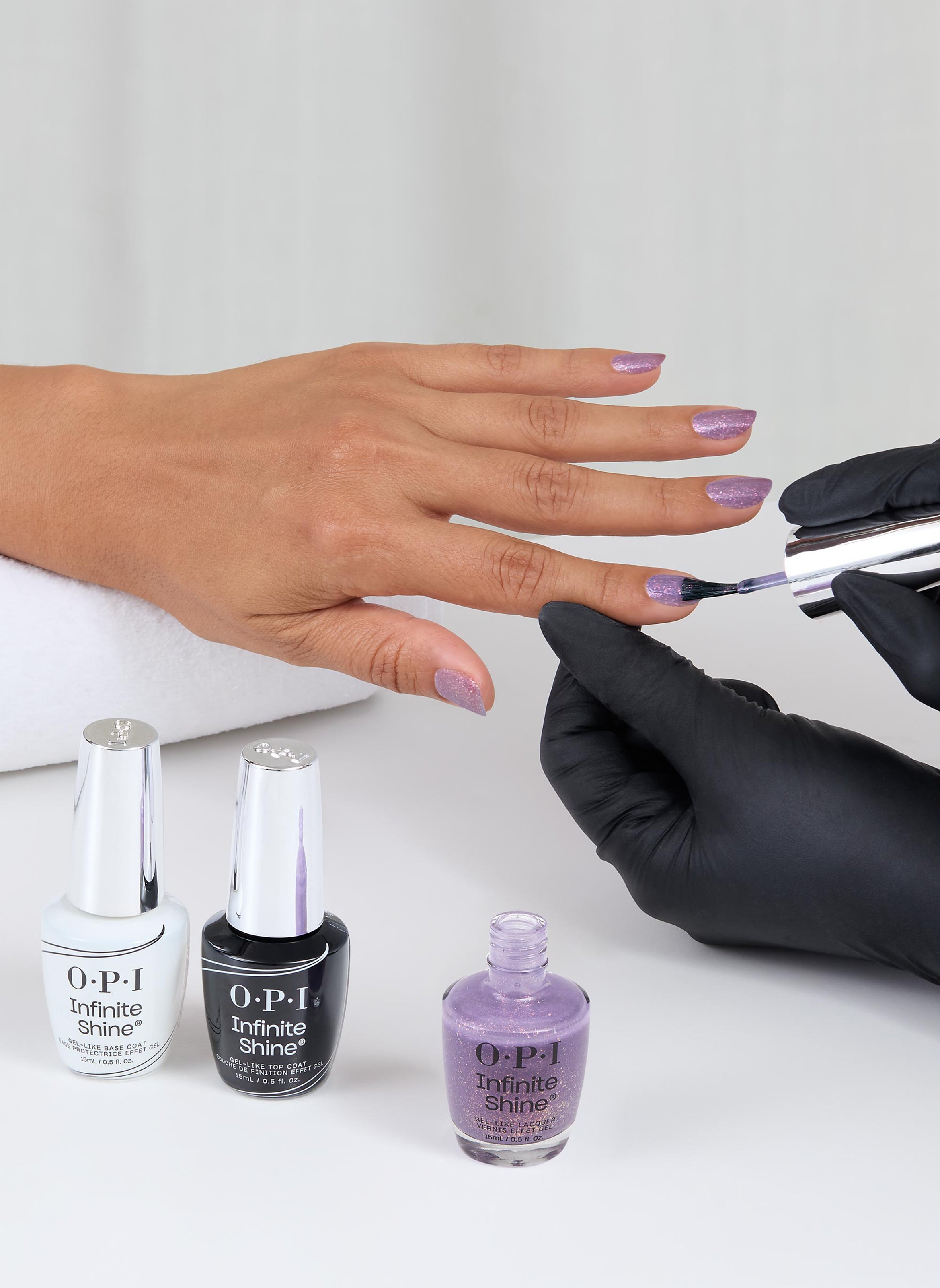 Long-lasting gel effect nail polish OPI Isl166