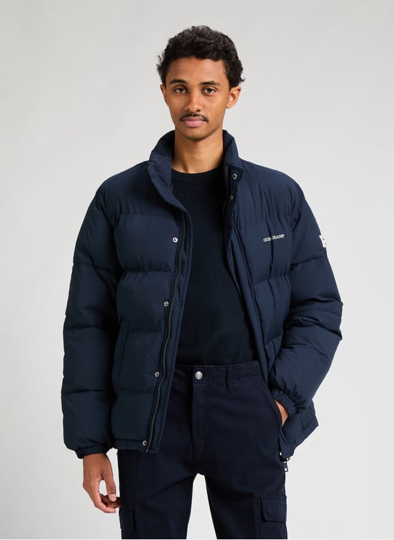 Down Jacket With Logo Guess Men Printemps
