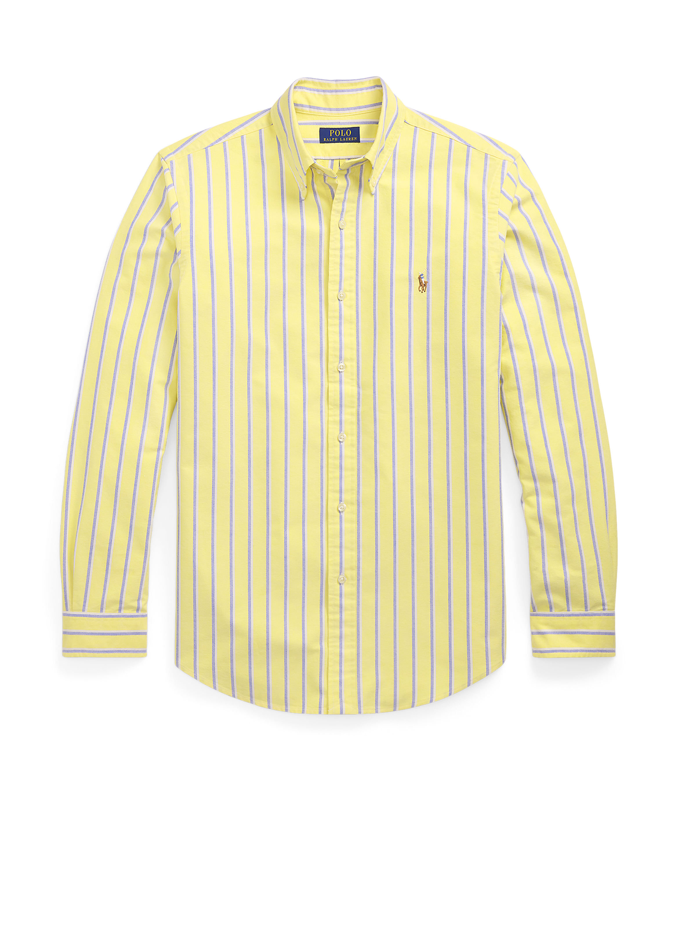 Chemise rayé en coton POLO RALPH LAUREN Jaune