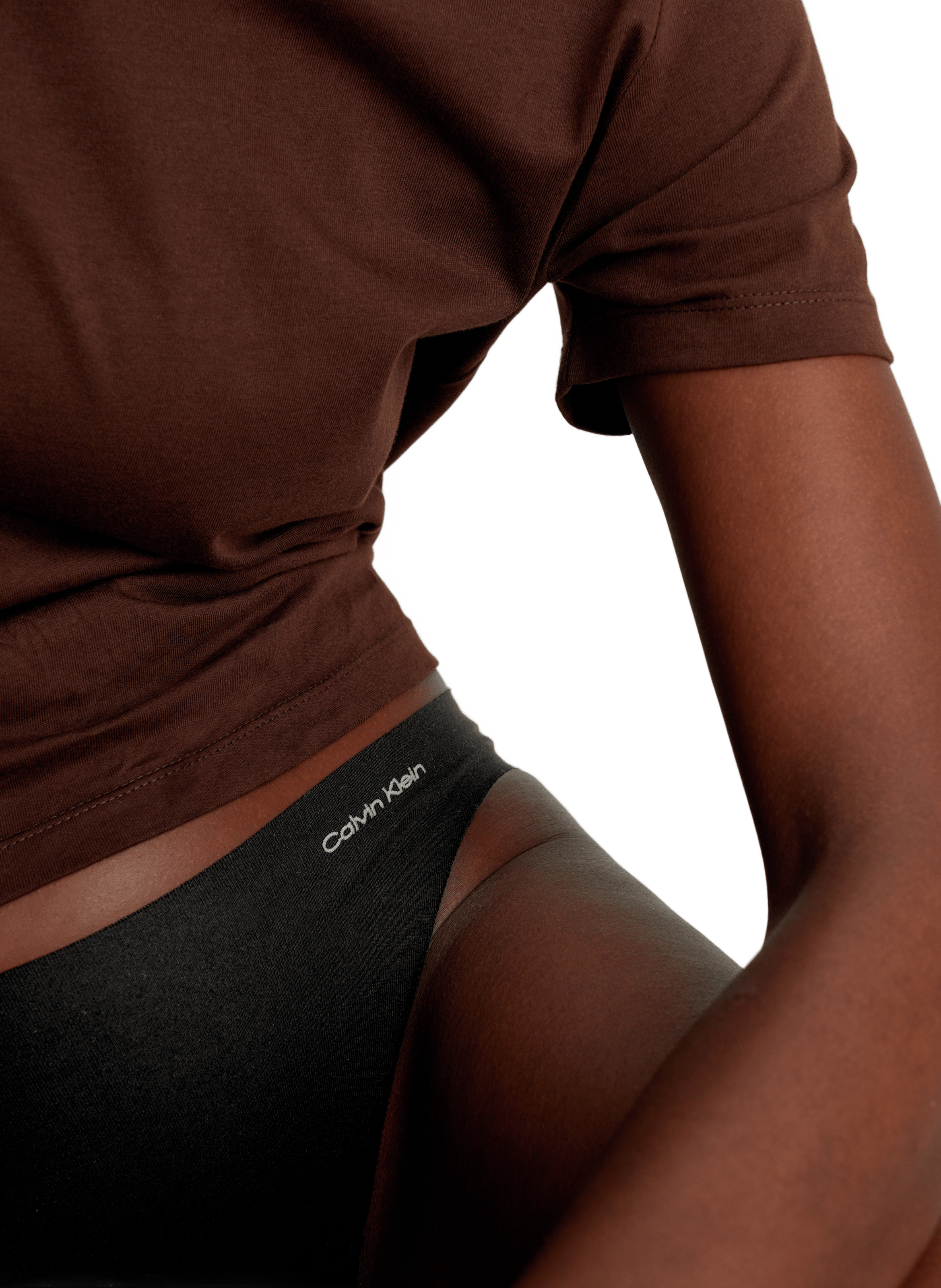 Mixed cotton culottes CALVIN KLEIN Black