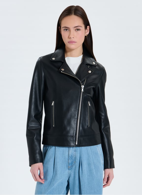 Veste noir droite - hancore Noir by ZAPA ZAPA Veste noir droite - hancore Noir
