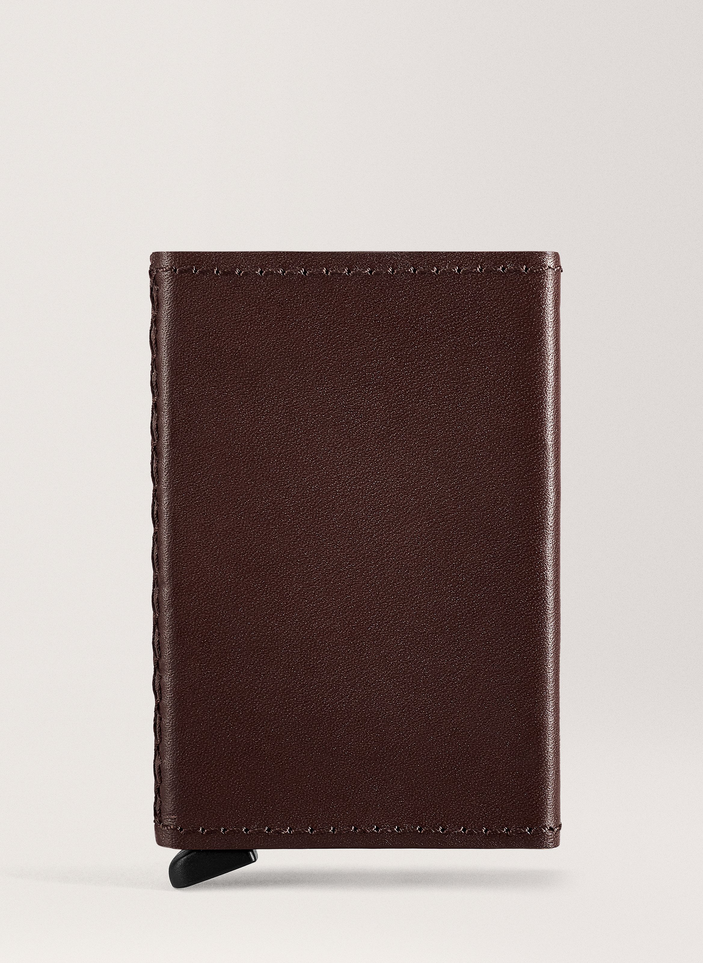 CARL FRIEDRIK Porte-cartes 'The Cardprotector' en cuir vachetta Marron