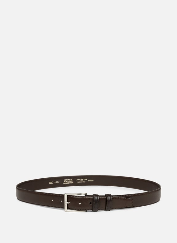 Belt - Ceinture Soft Homme Brown by LANCASTER LANCASTER Belt - Ceinture Soft Homme Brown