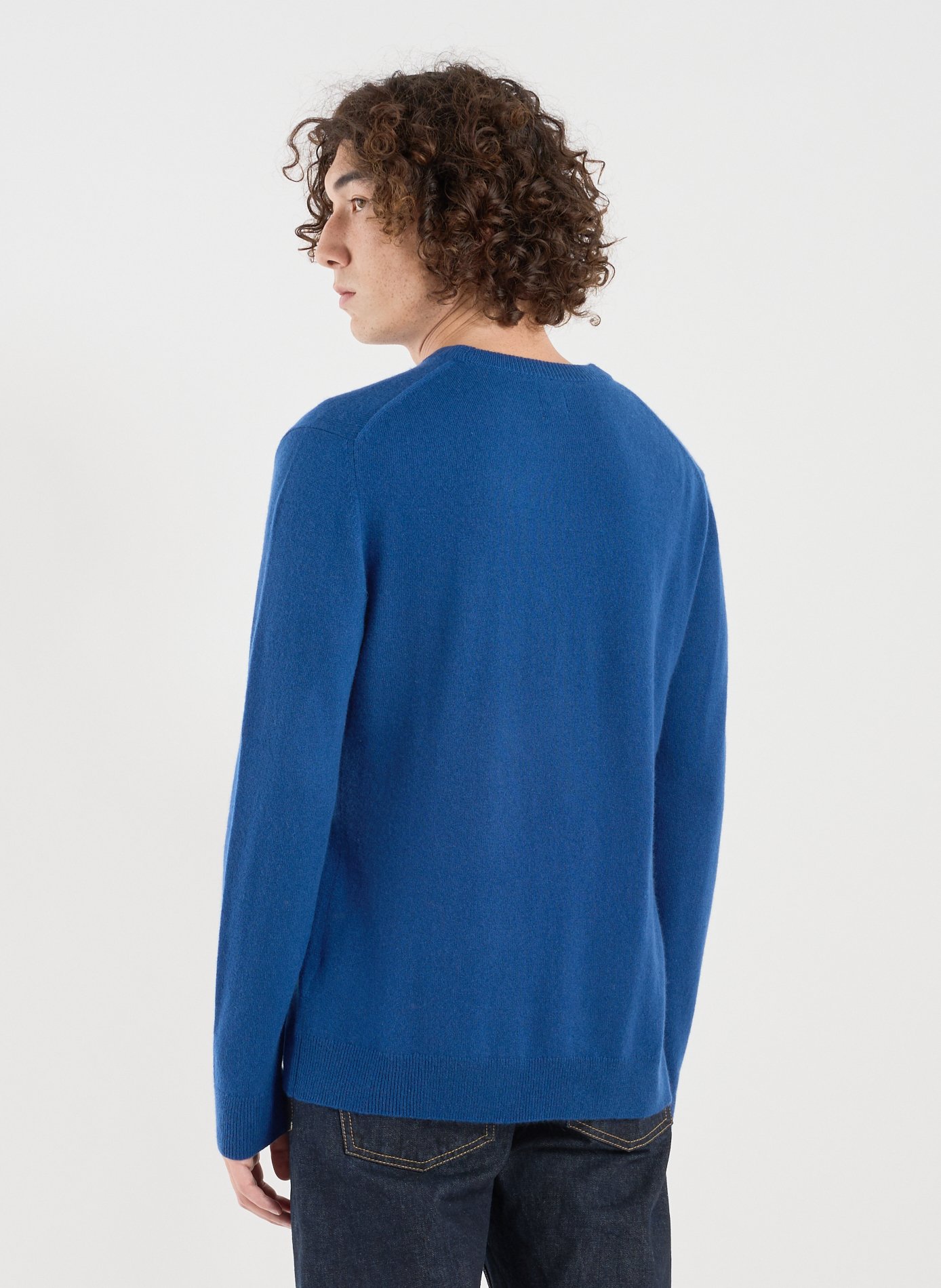  Cashmere round-neck jumper AU PRINTEMPS PARIS Blue