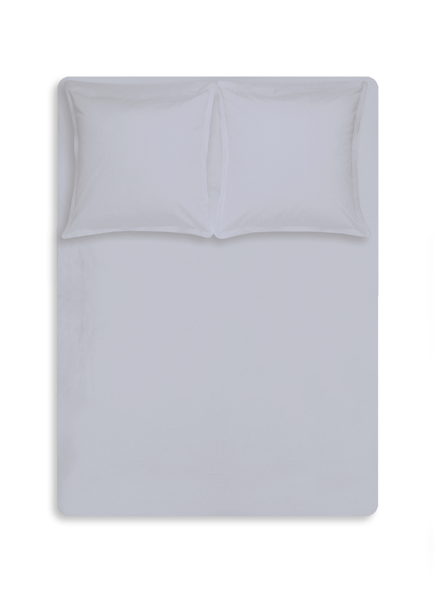 Housse de couette en satin de coton AU PRINTEMPS PARIS Argent