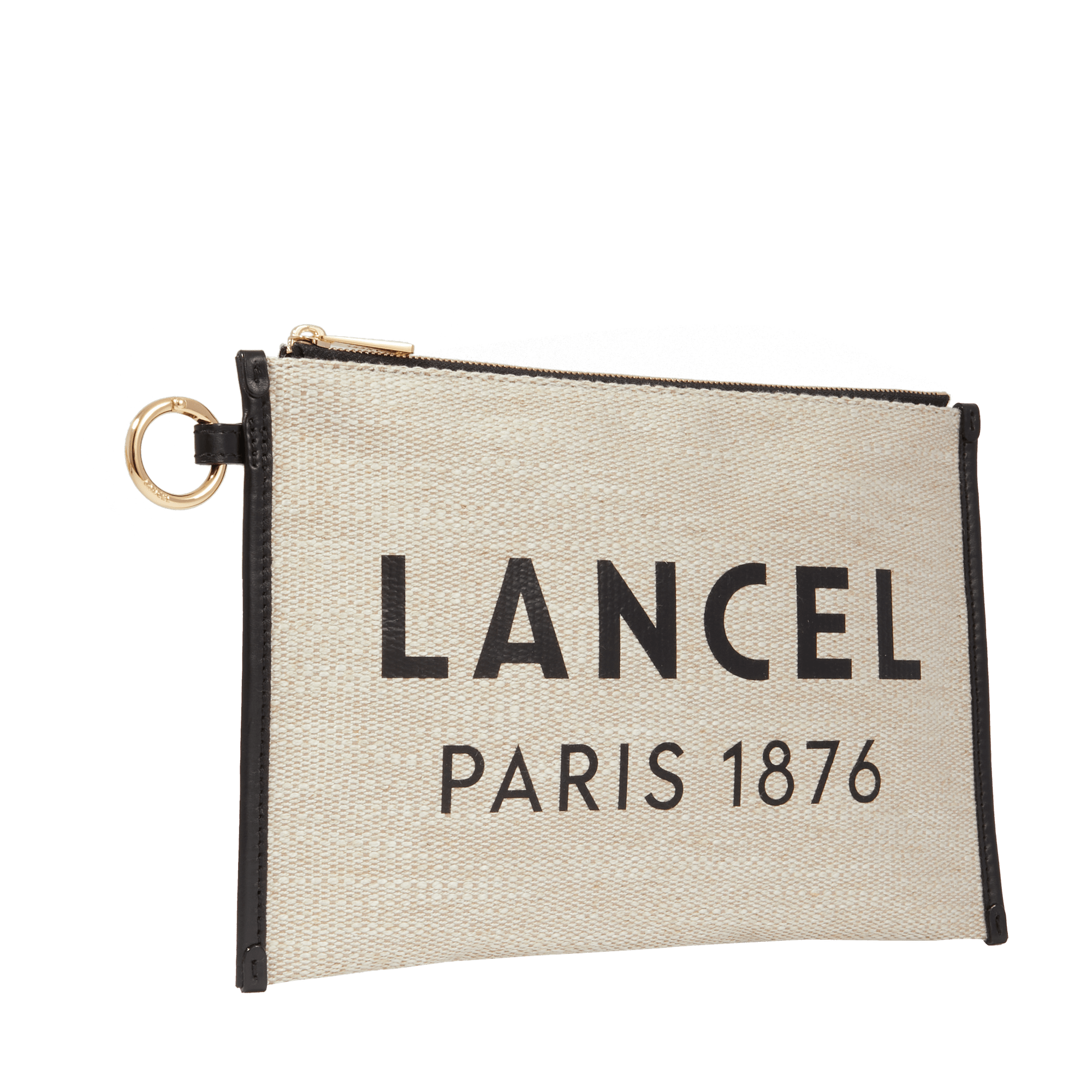 Pochette zippée l - summer tote LANCEL Noir