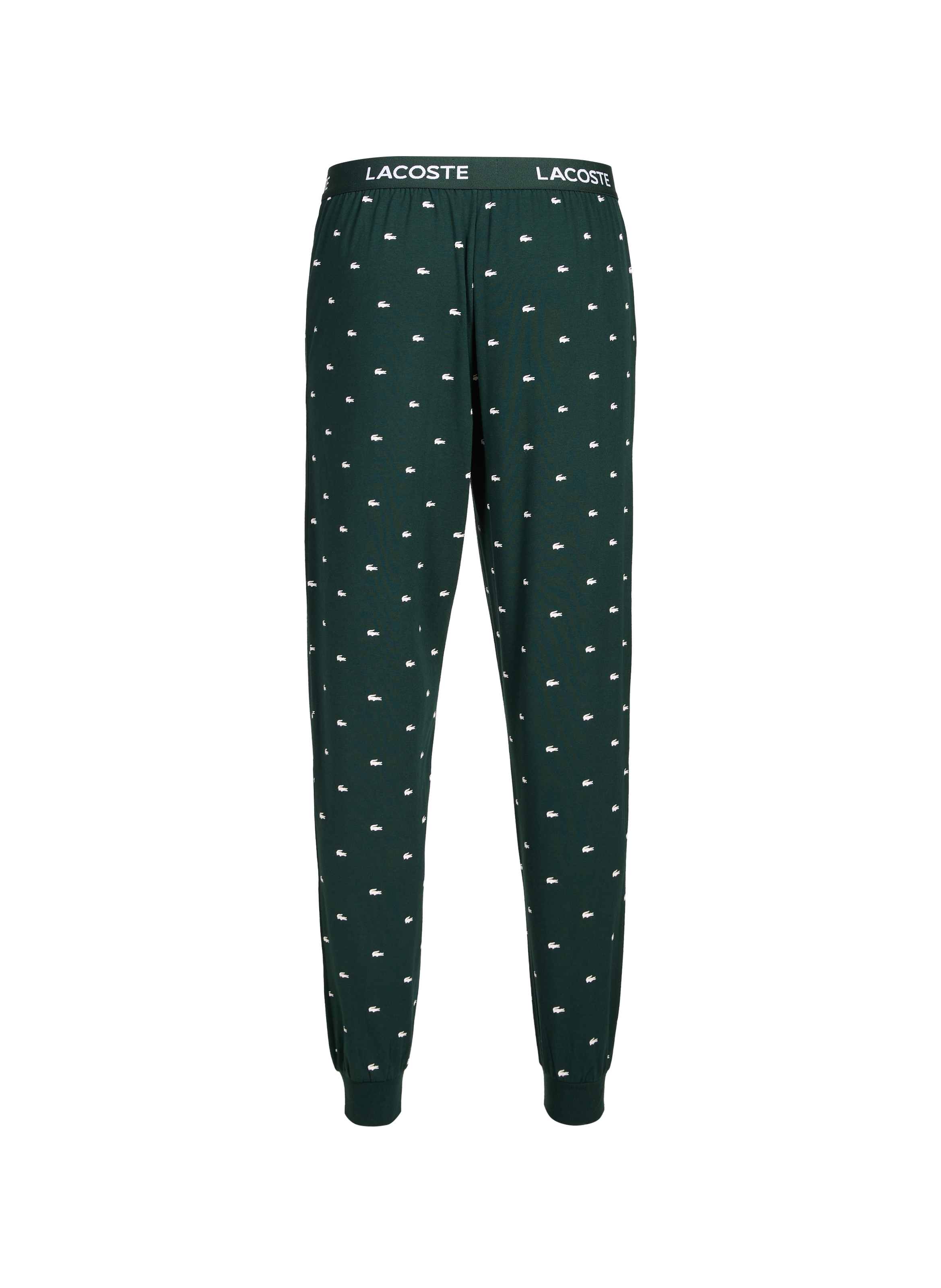 Mixed cotton ribbon pajama set LACOSTE Green