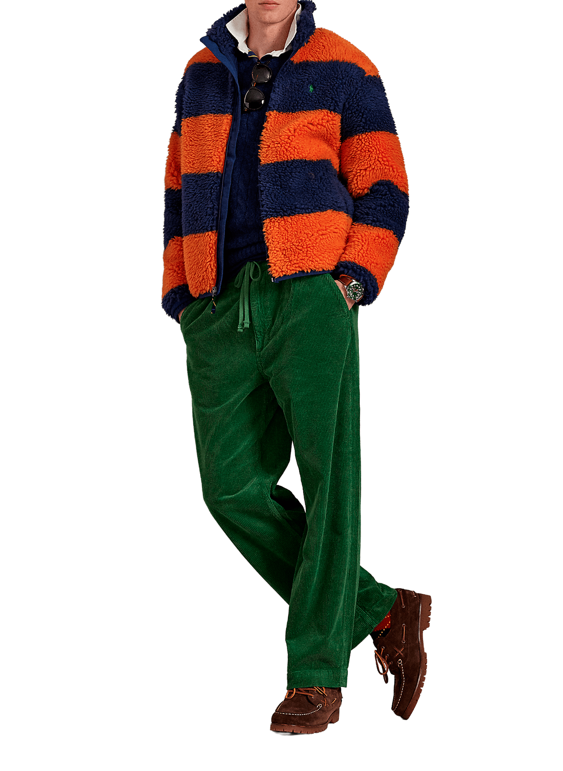 Corduroy trousers POLO RALPH LAUREN Green