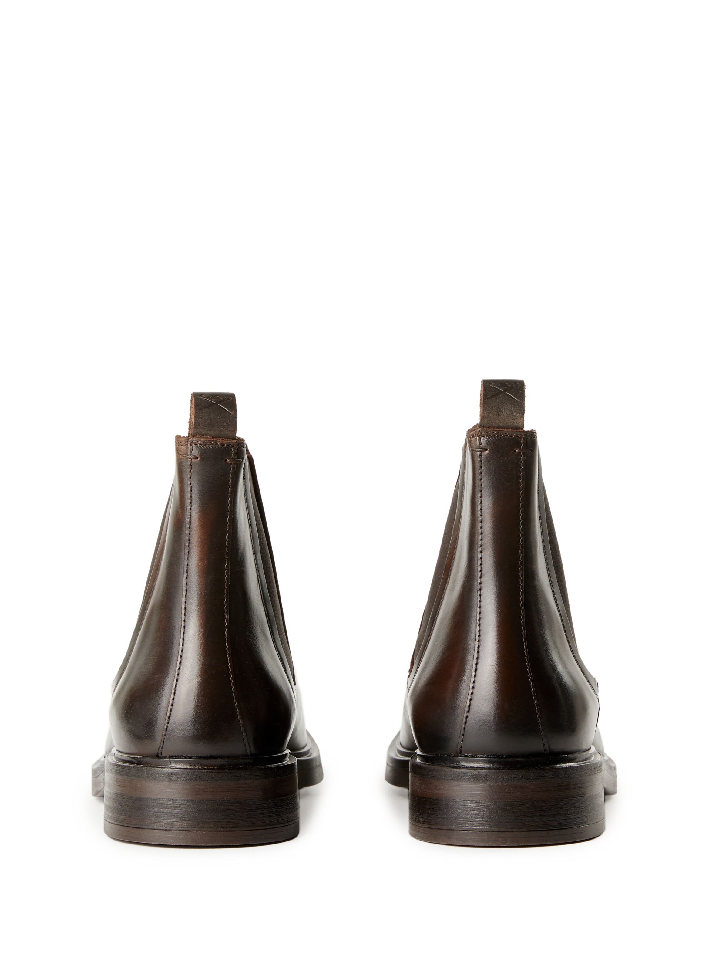 Ankle boots with silver tips HACKETT Brown