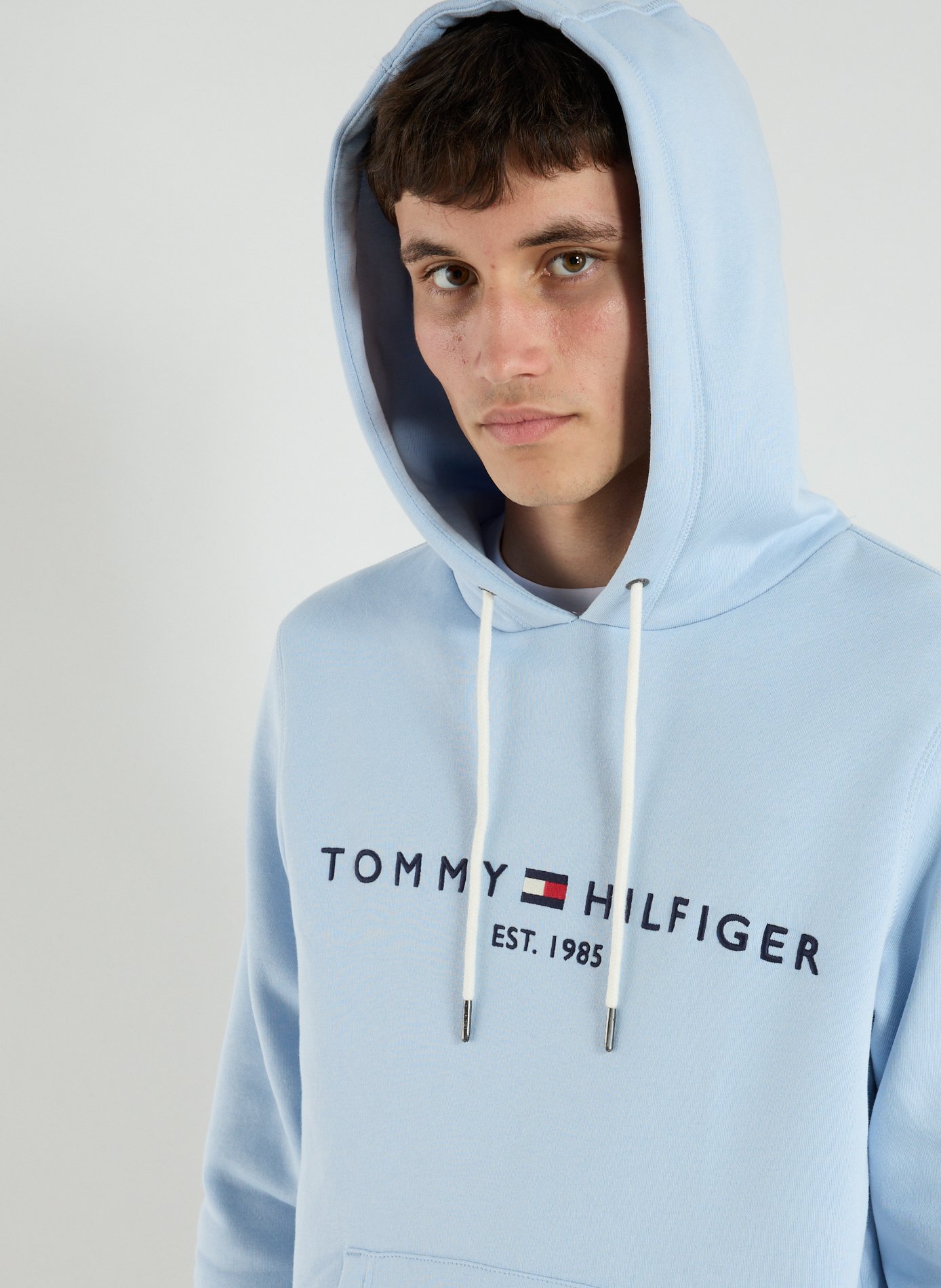 Cotton hoodie TOMMY HILFIGER Blue