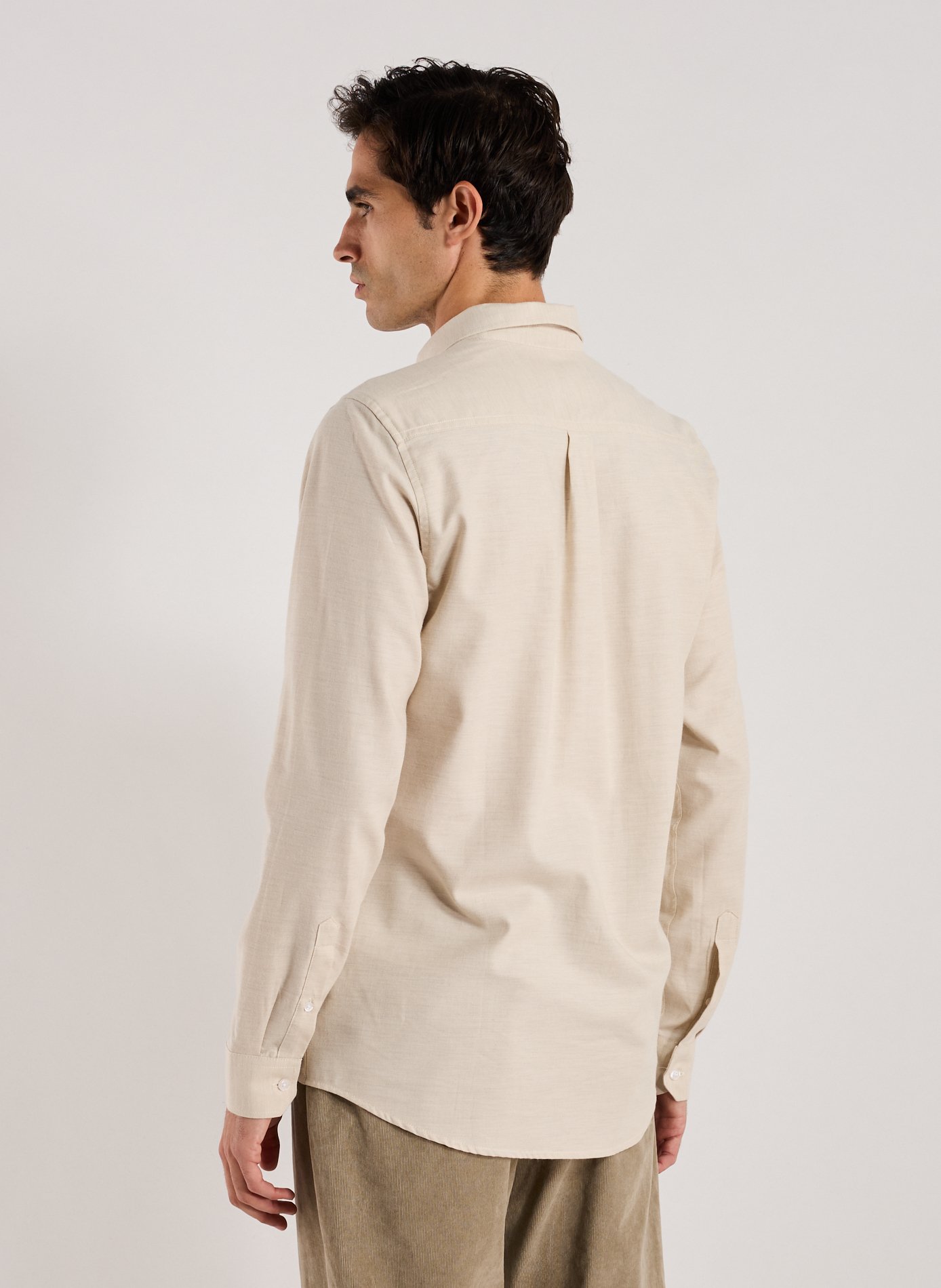 Chemise unie en coton LES DEUX Blanc