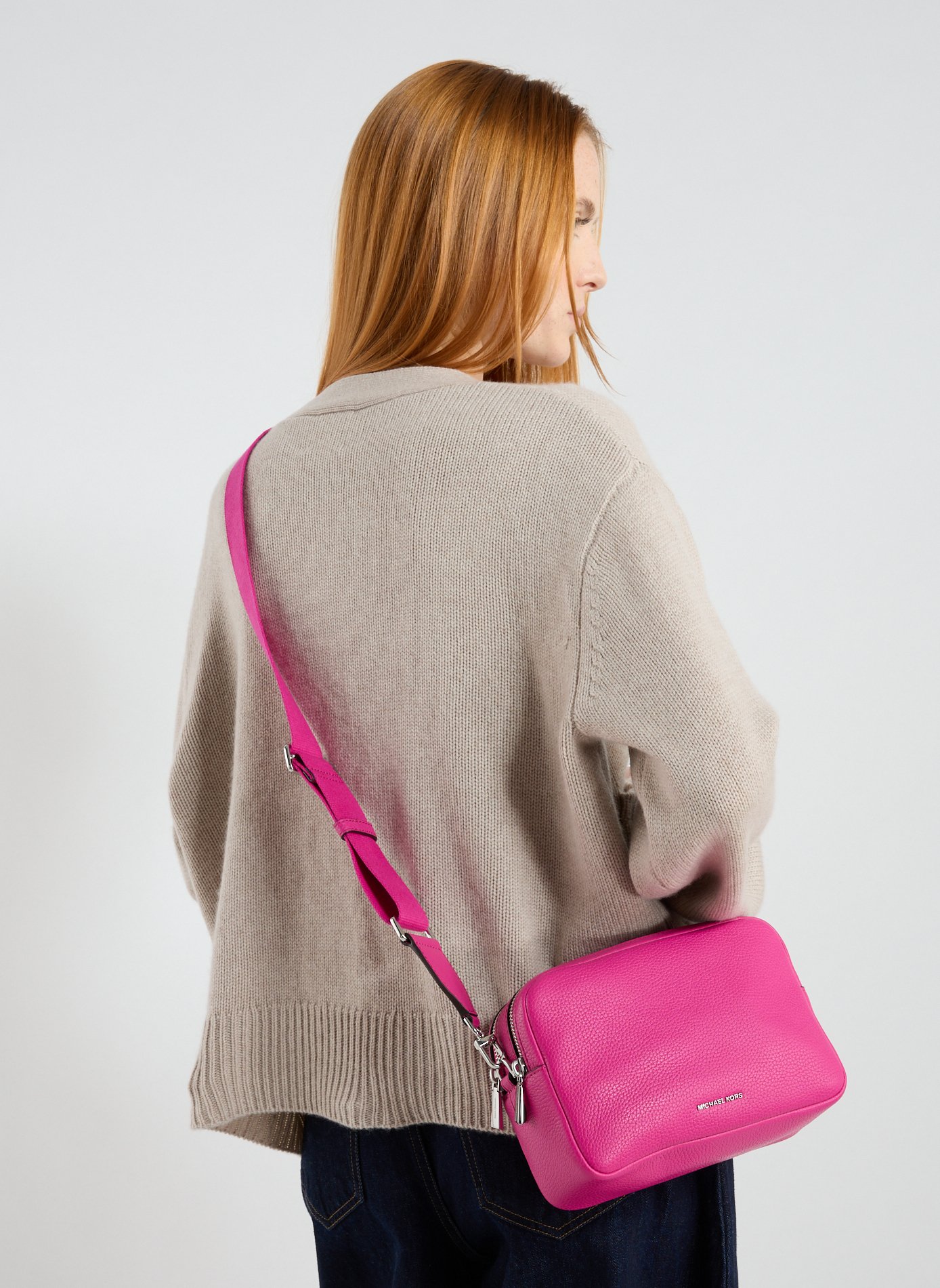 Bryant leather handbag MICHAEL KORS Red