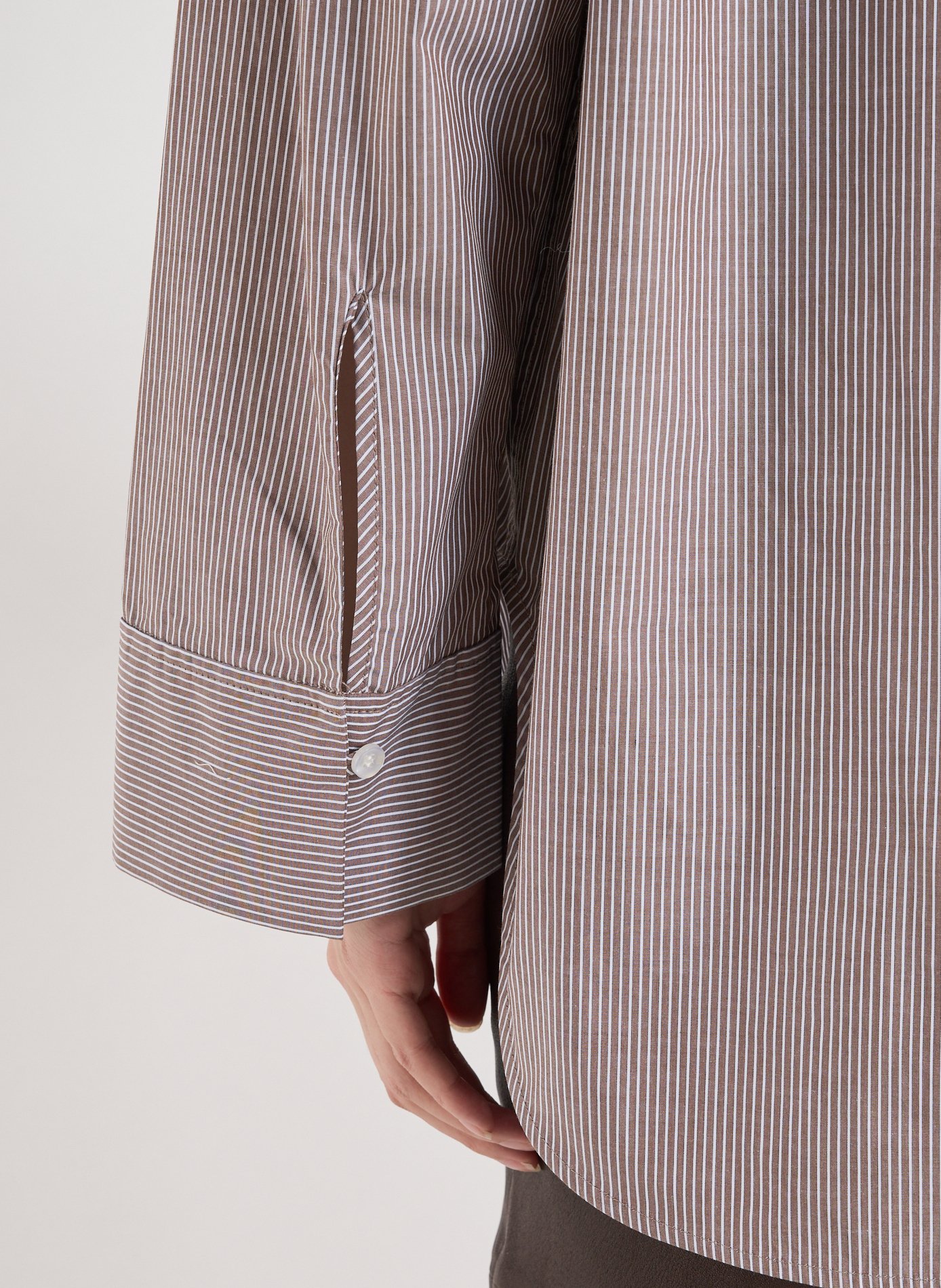 Oversized organic cotton shirt BY MALENE BIRGER Multicolour