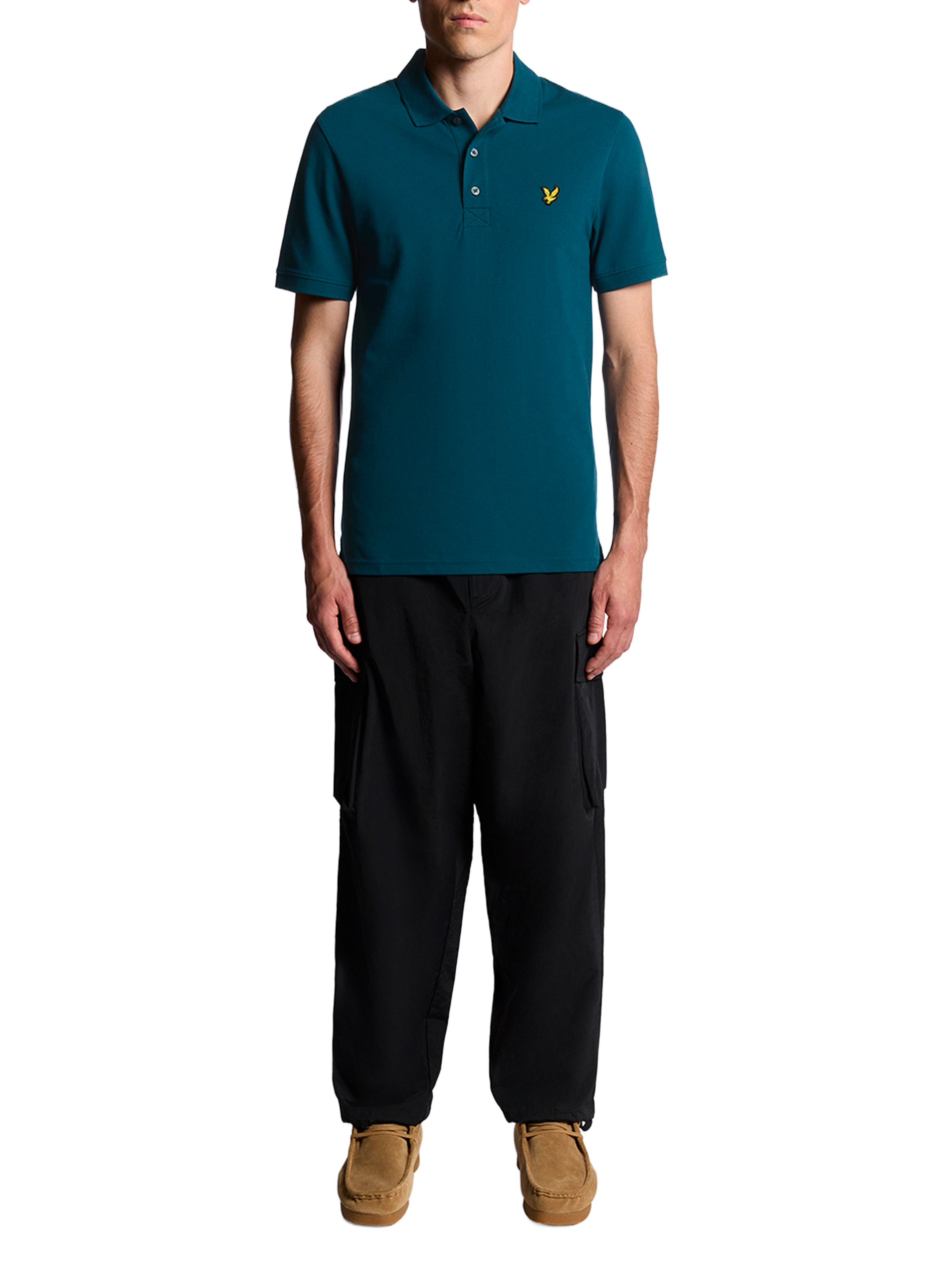 Polo à manches courtes en coton mélangé LYLE & SCOTT Vert