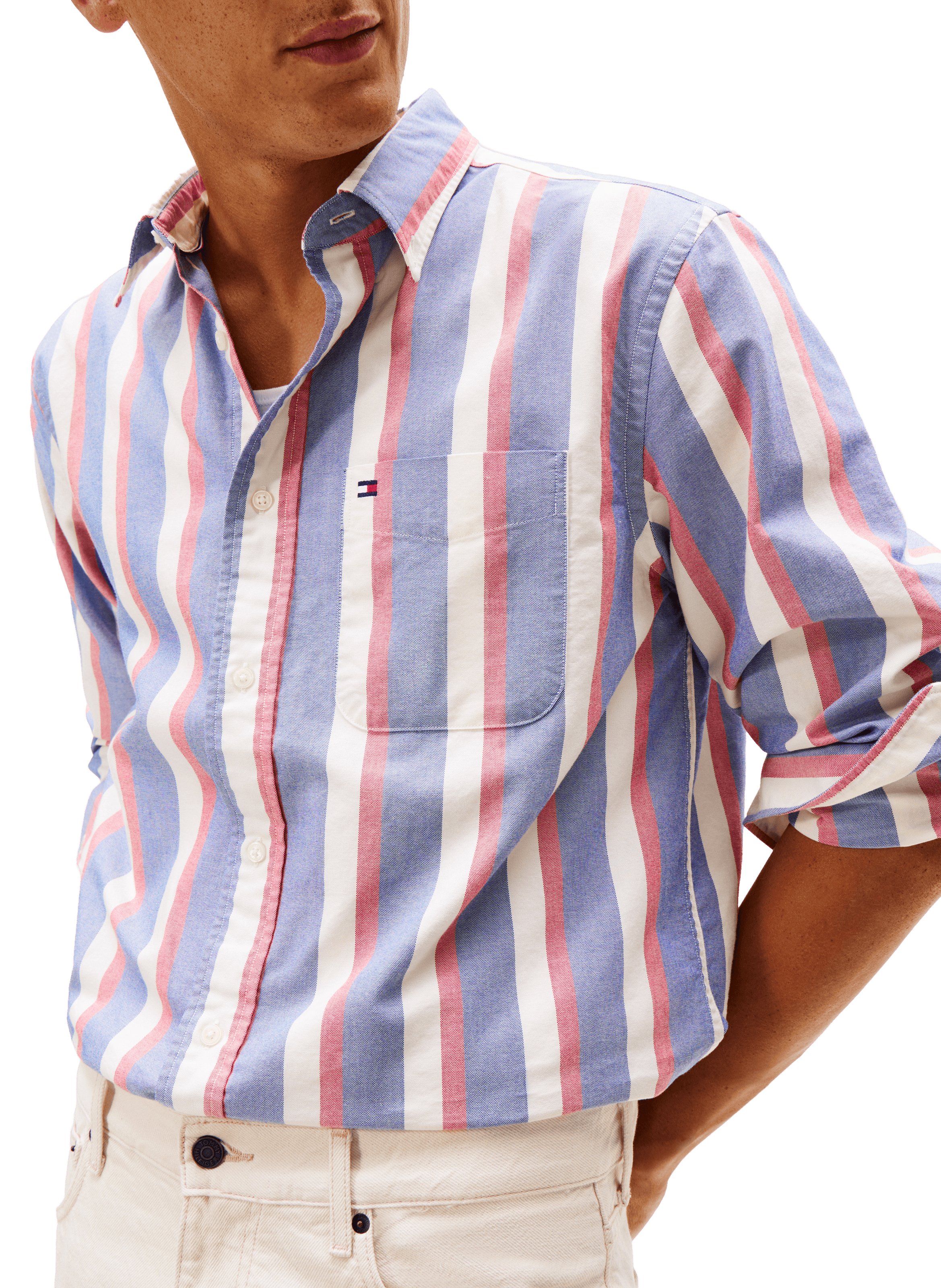 Linen shirt TOMMY HILFIGER Multicolour