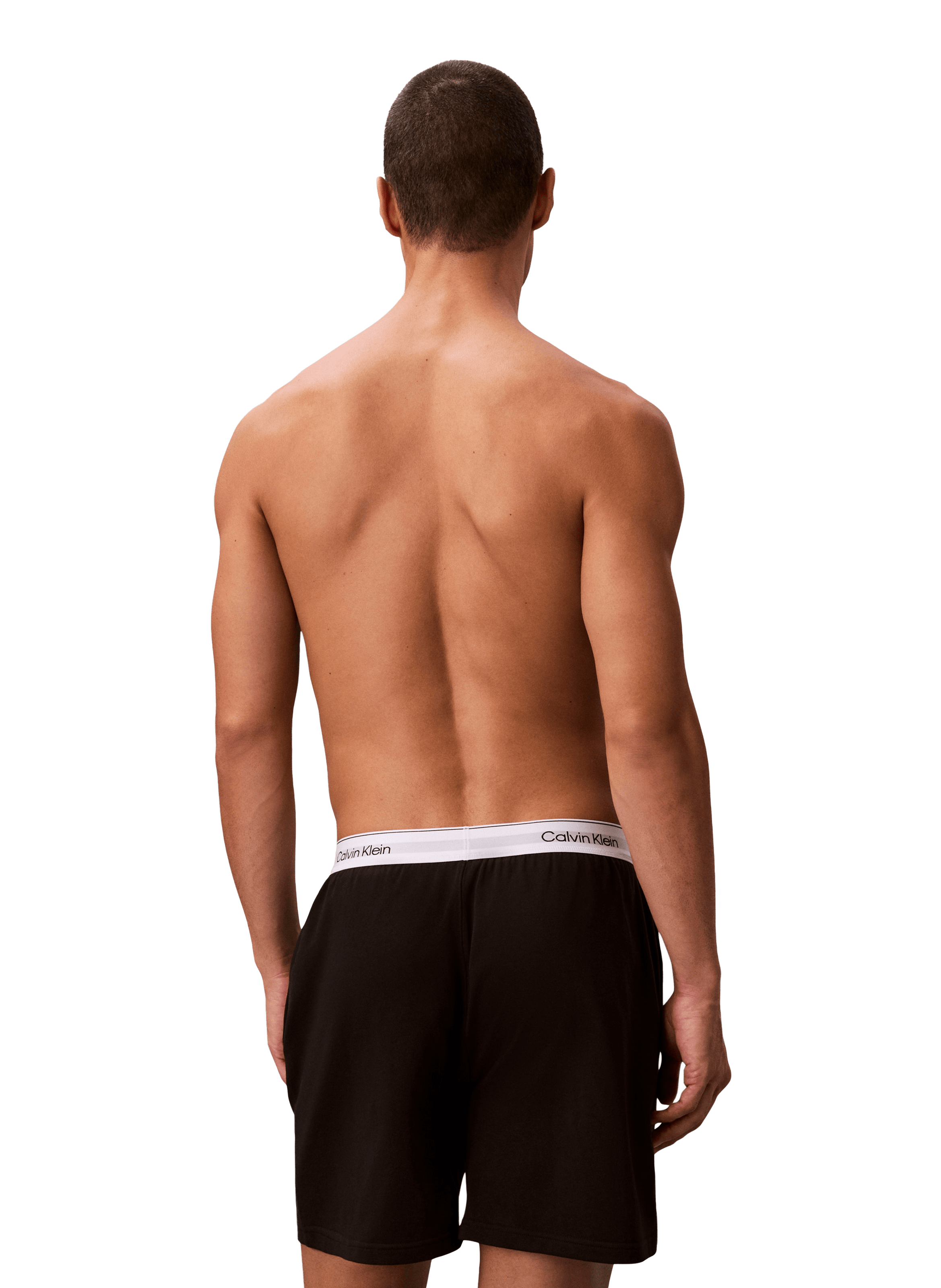 Cotton pyjama shorts CALVIN KLEIN Black