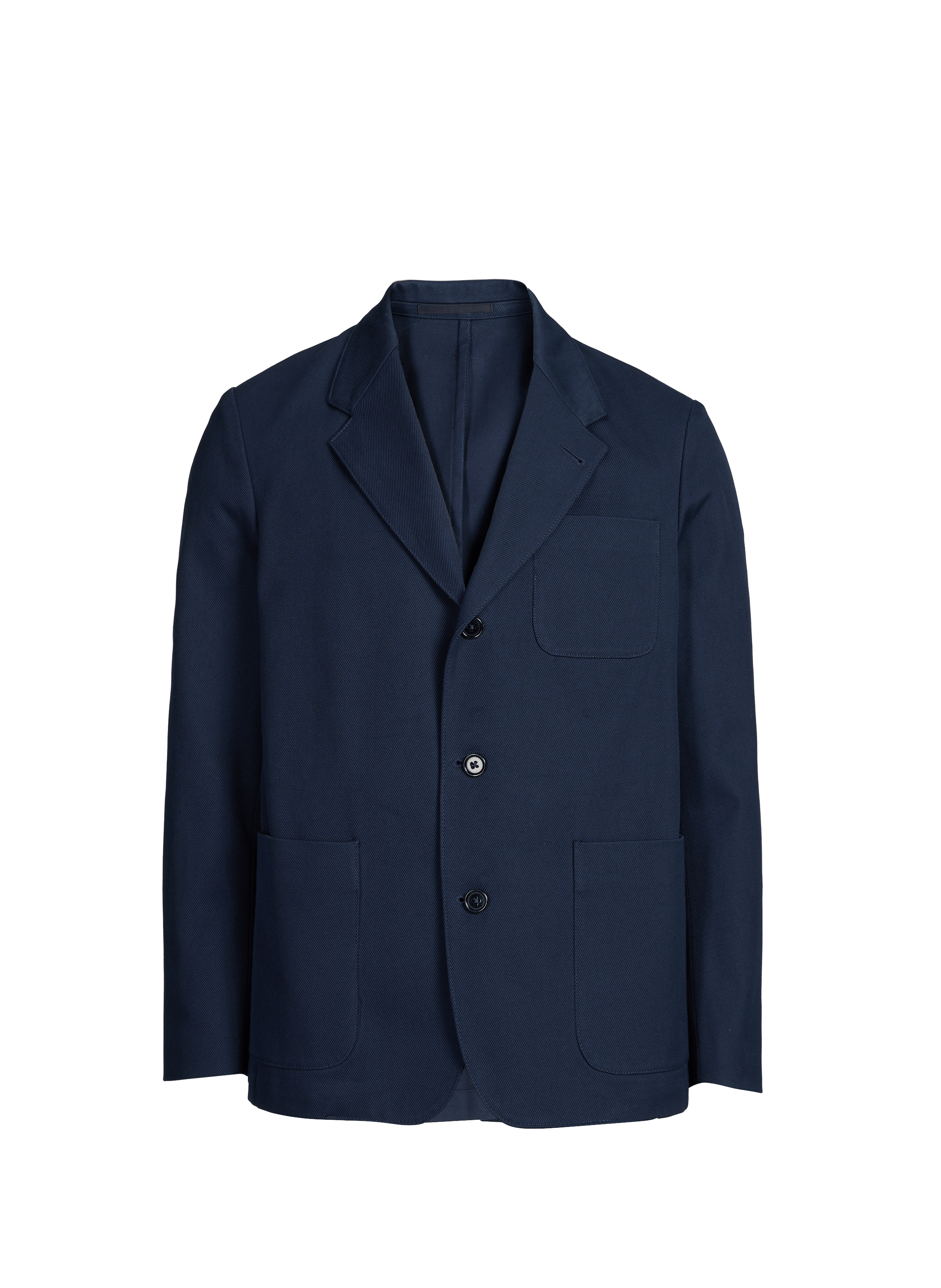 Round-neck T-shirt with velvet screen print SAISON 1865 Blue