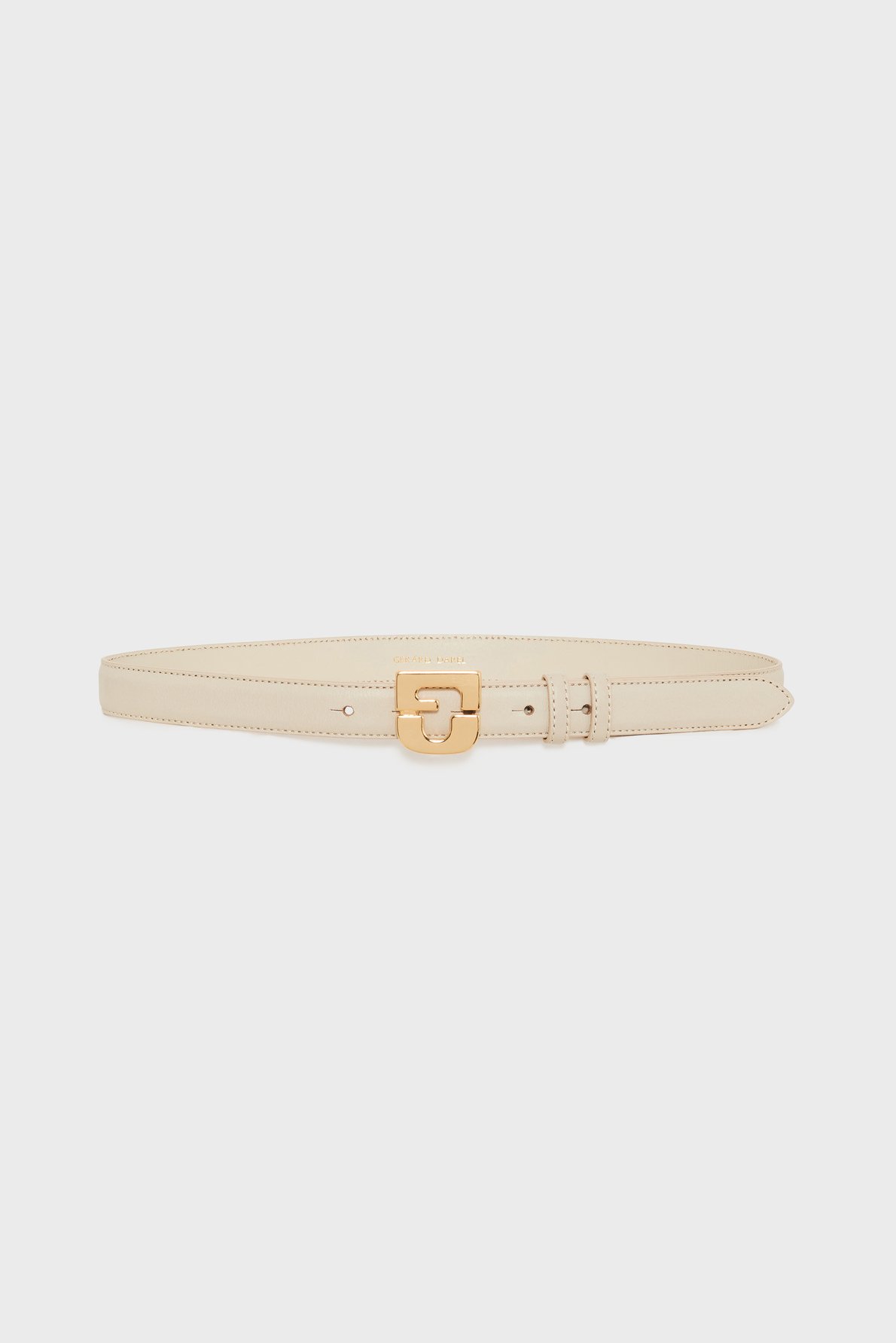 Ceinture signature en cuir - lauren GERARD DAREL Beige