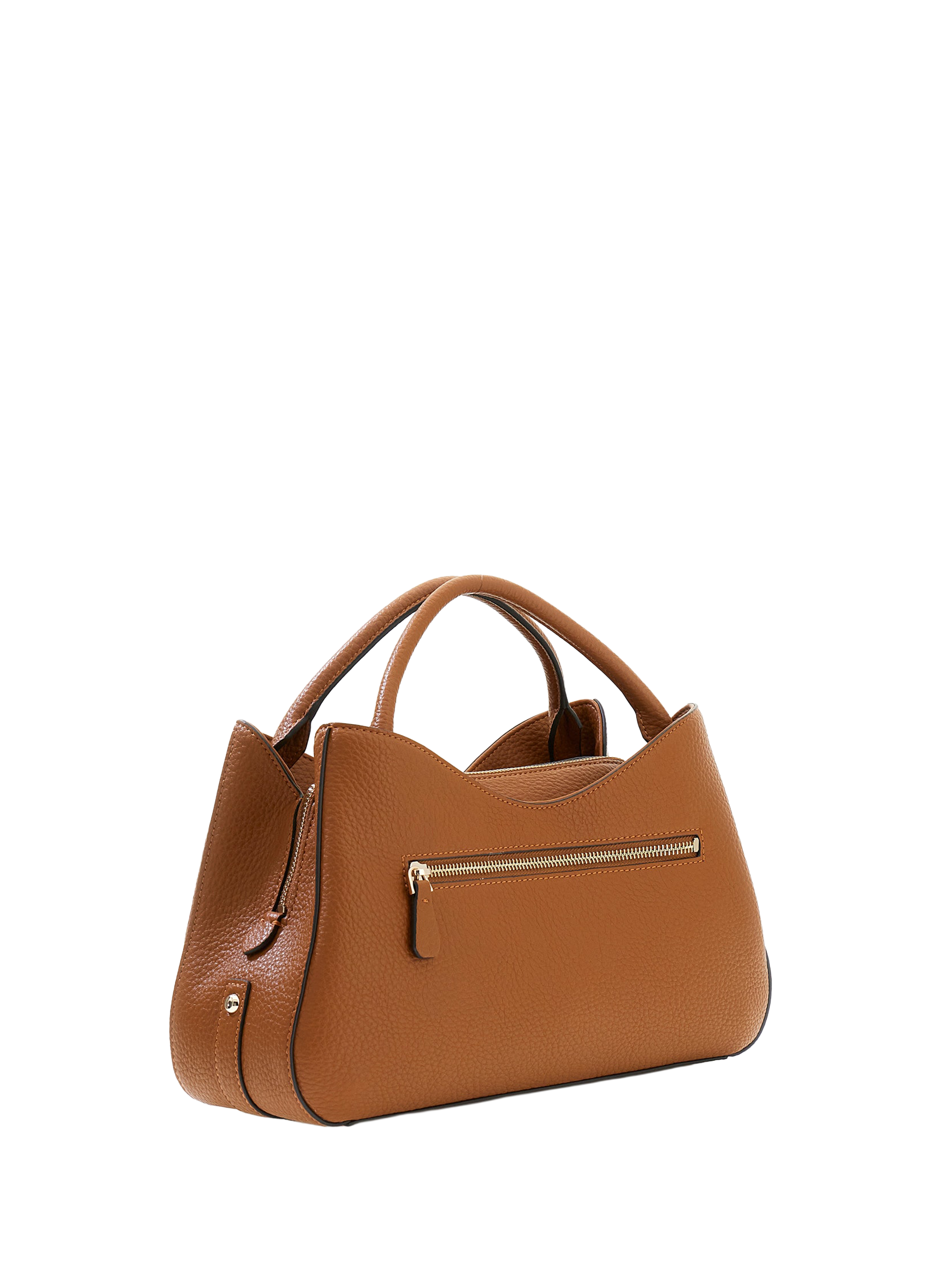 Borsa a mano Jessa con logo GUESS Marrone