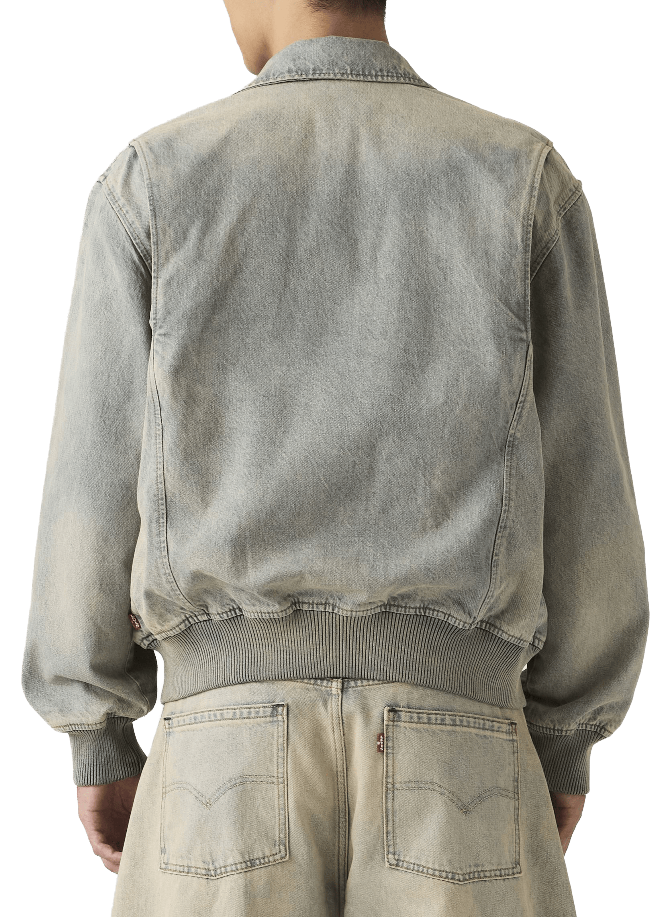 Veste droite en denim de coton  LEVI'S Bleu