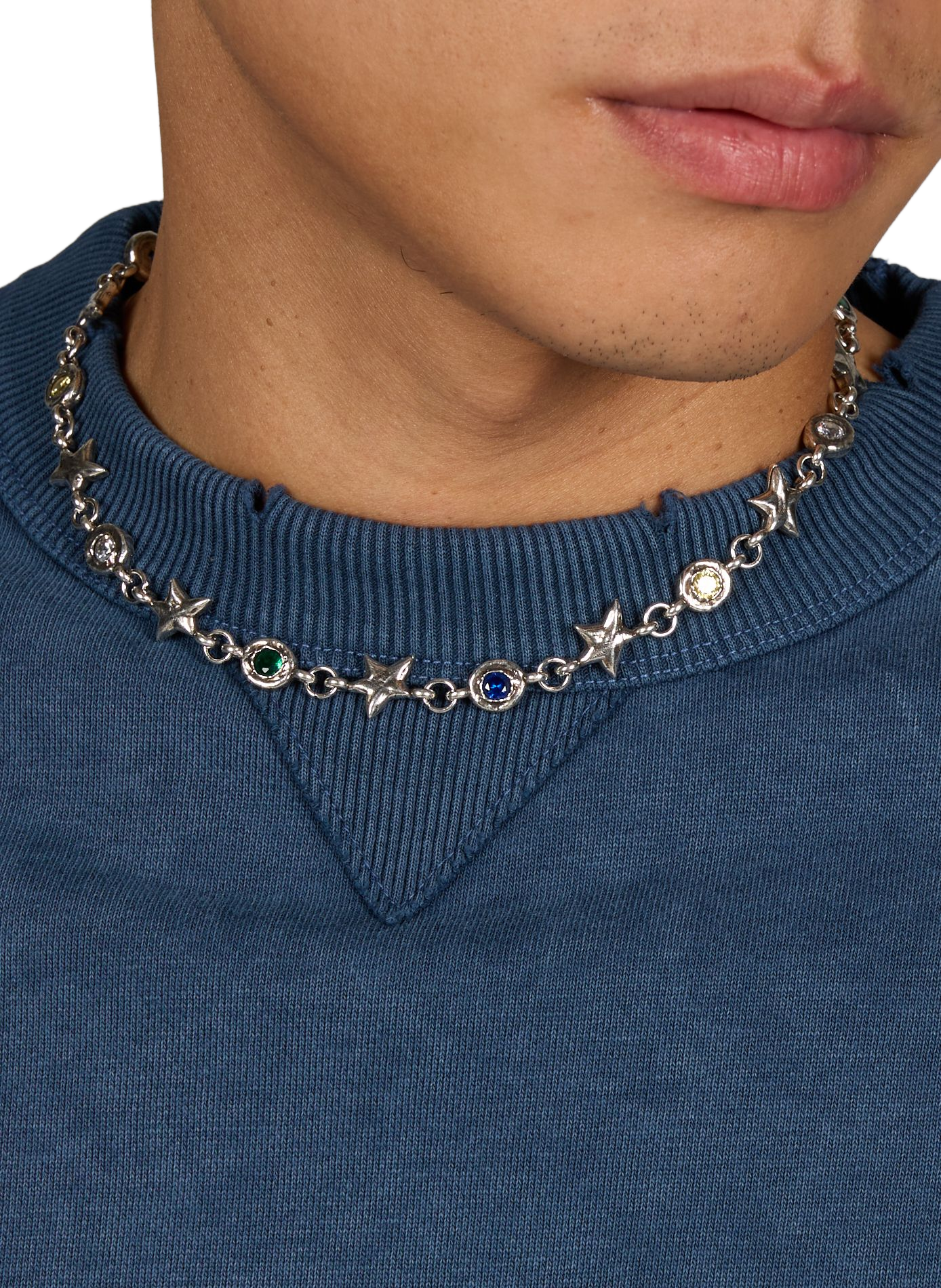 Collana Squadra in ottone TWO JEYS Argento