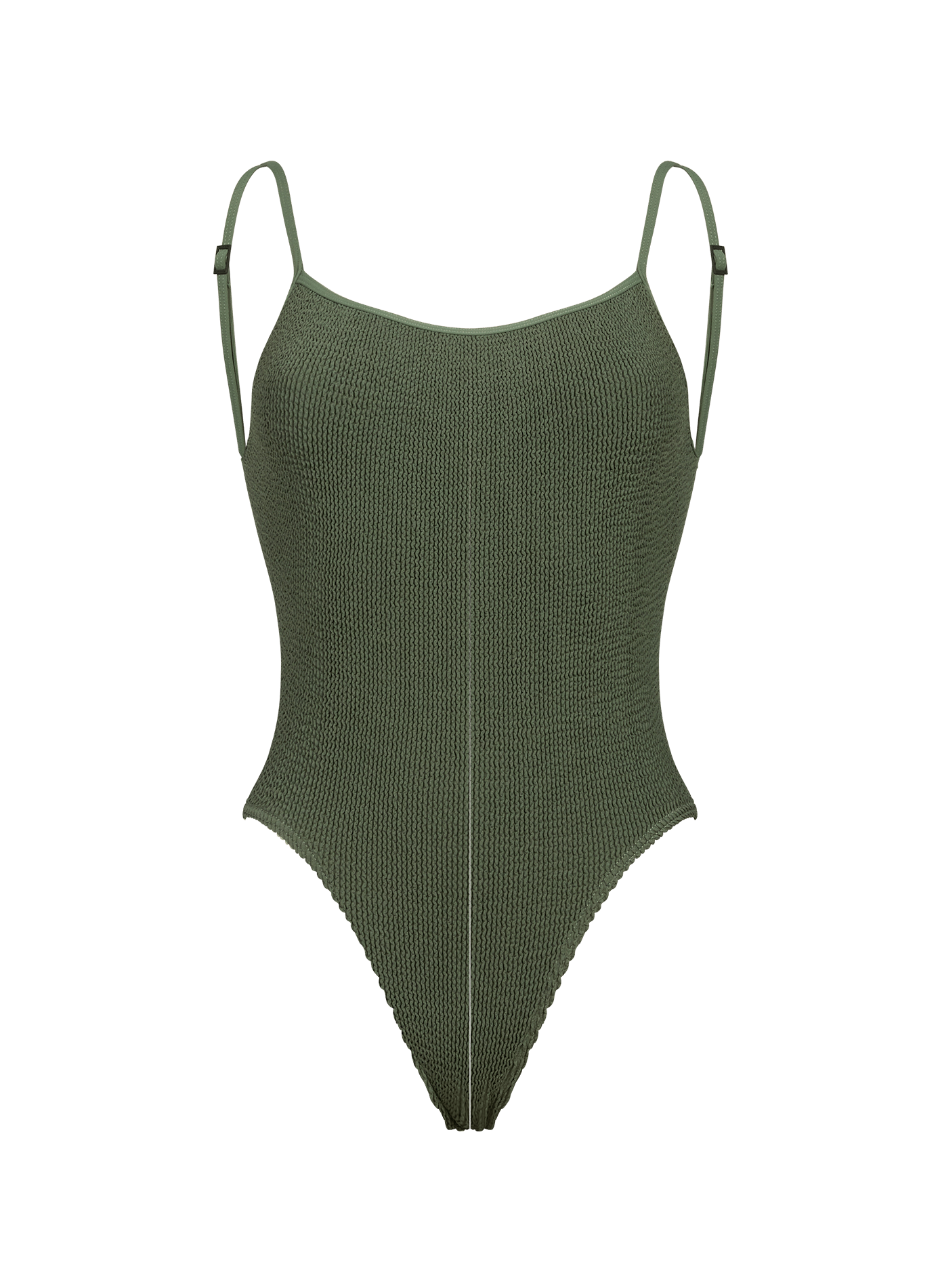 Open back one-piece swimsuit BOND EYE Khaki