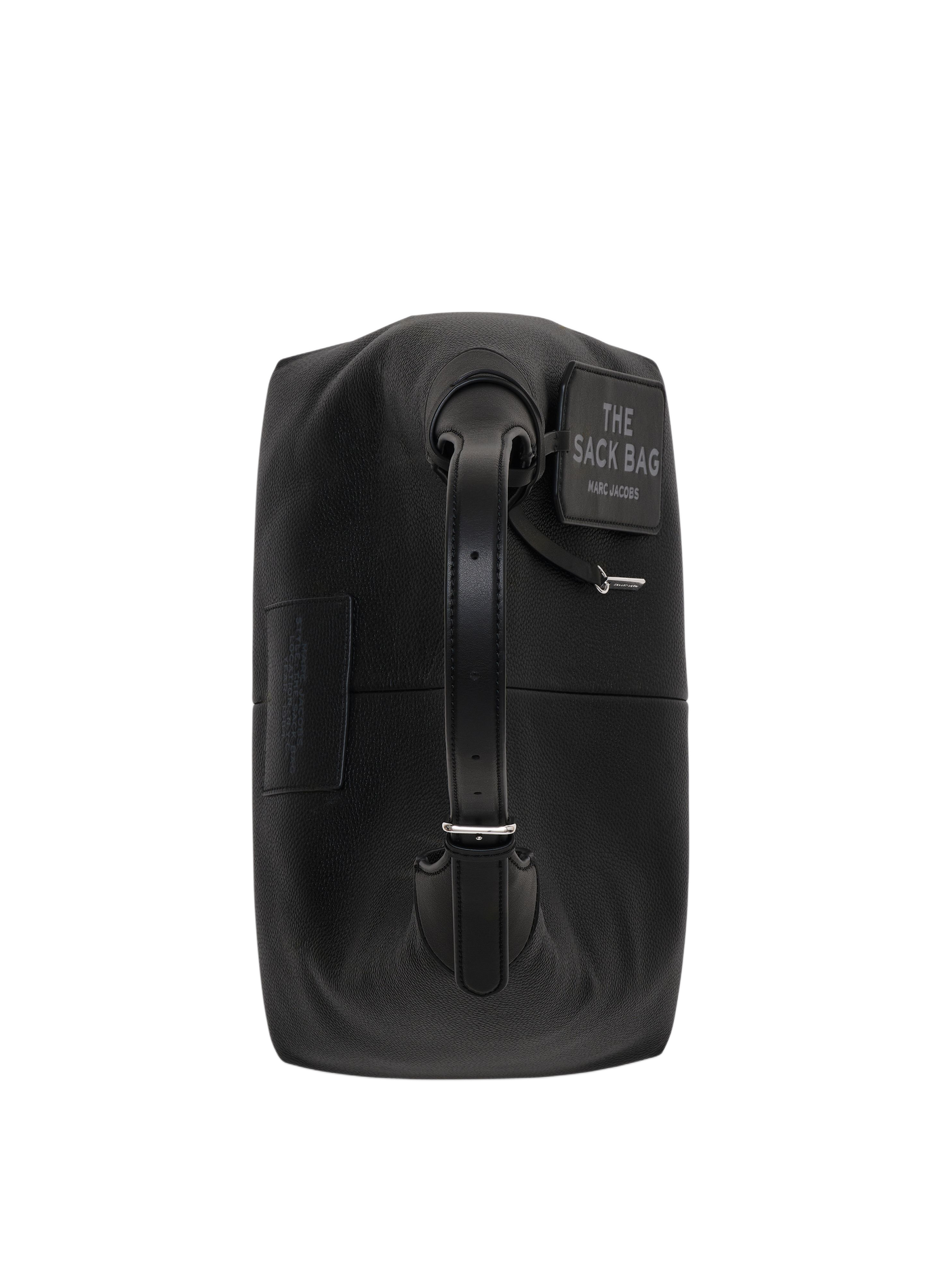 The Belted Sack Leather Bag MARC JACOBS Black