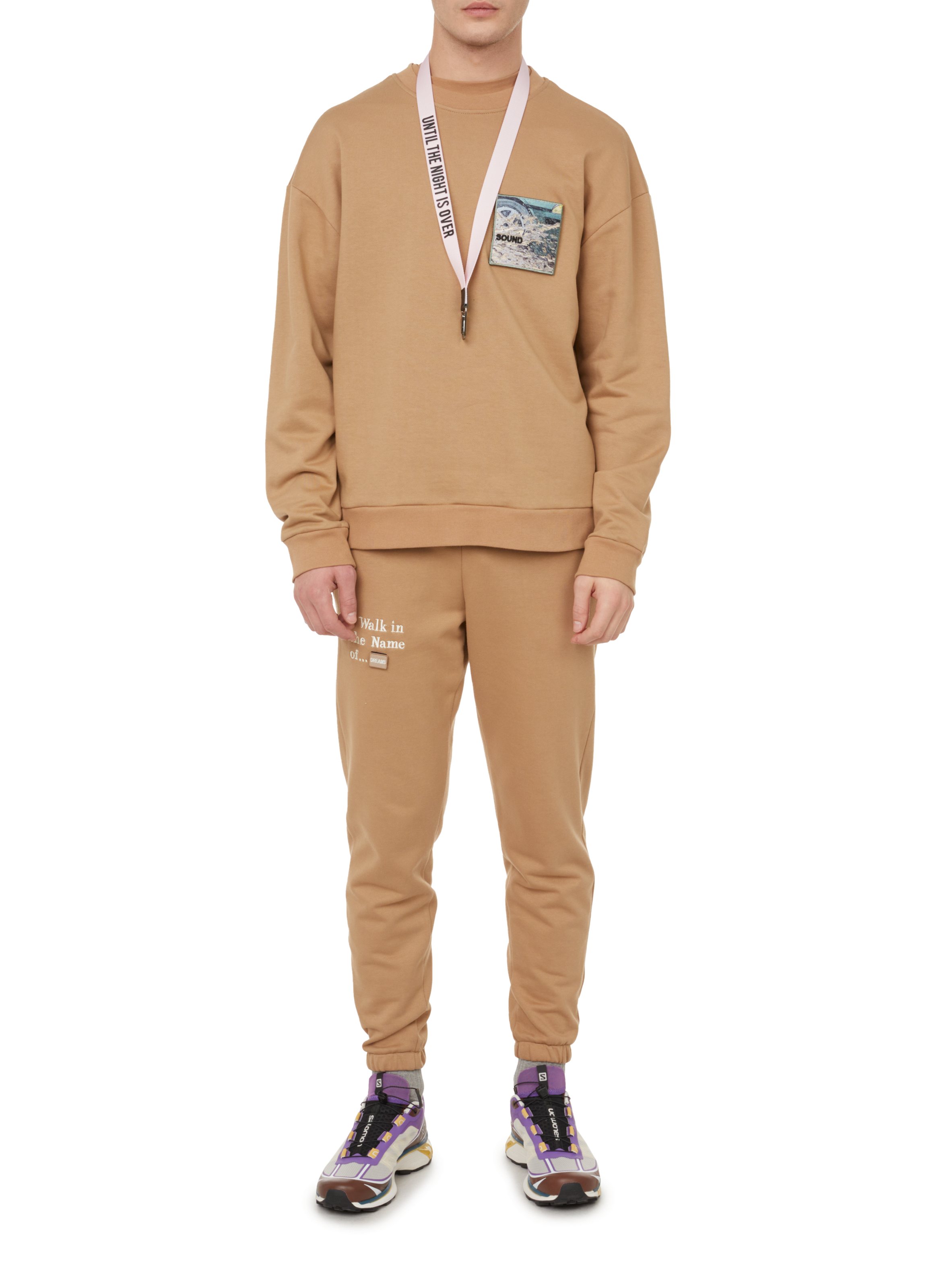 Katoenen sweatshirt UNTIL THE NIGHT IS OVER Beige
