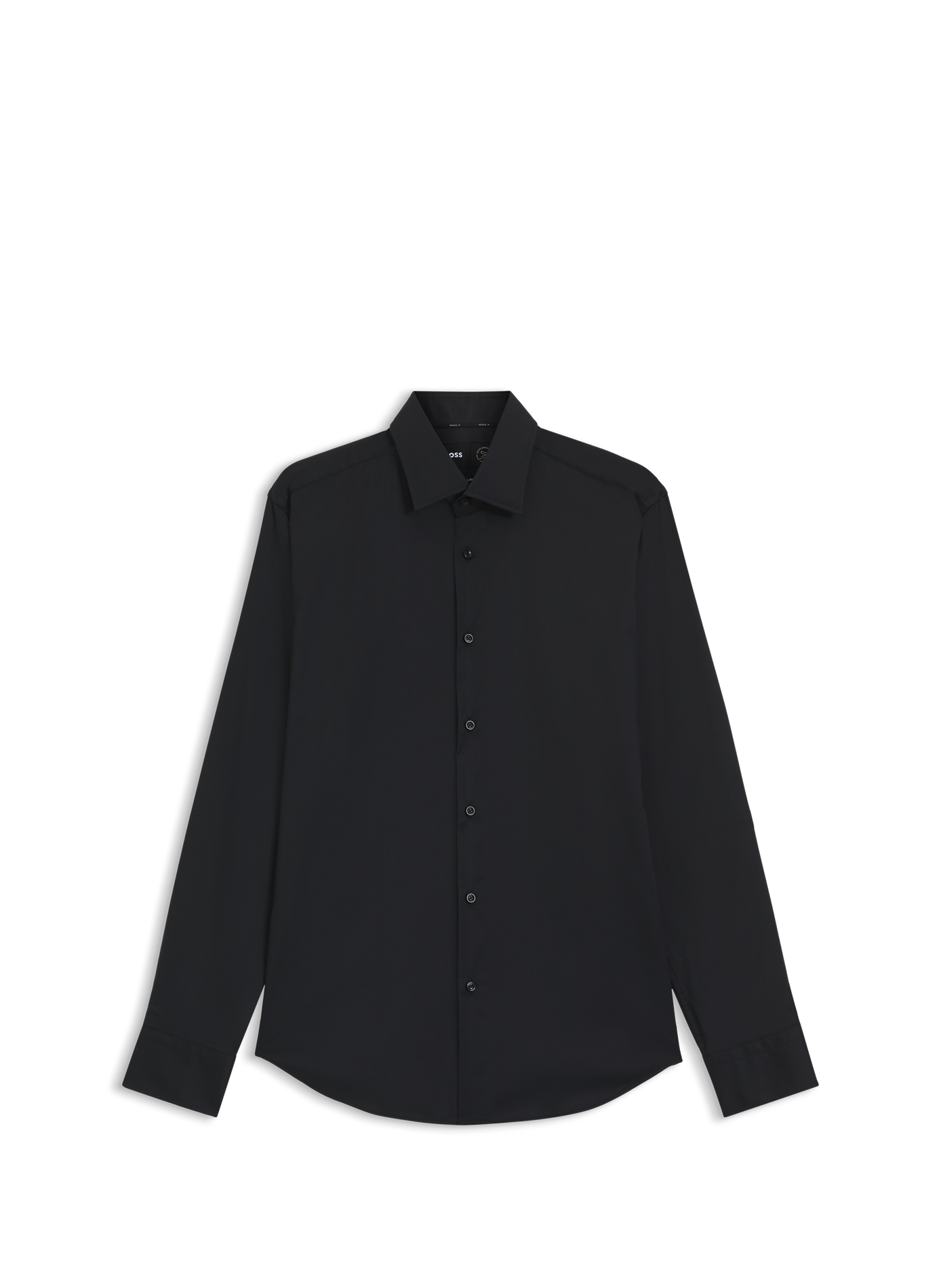 Chemise regular manches longues BOSS Noir