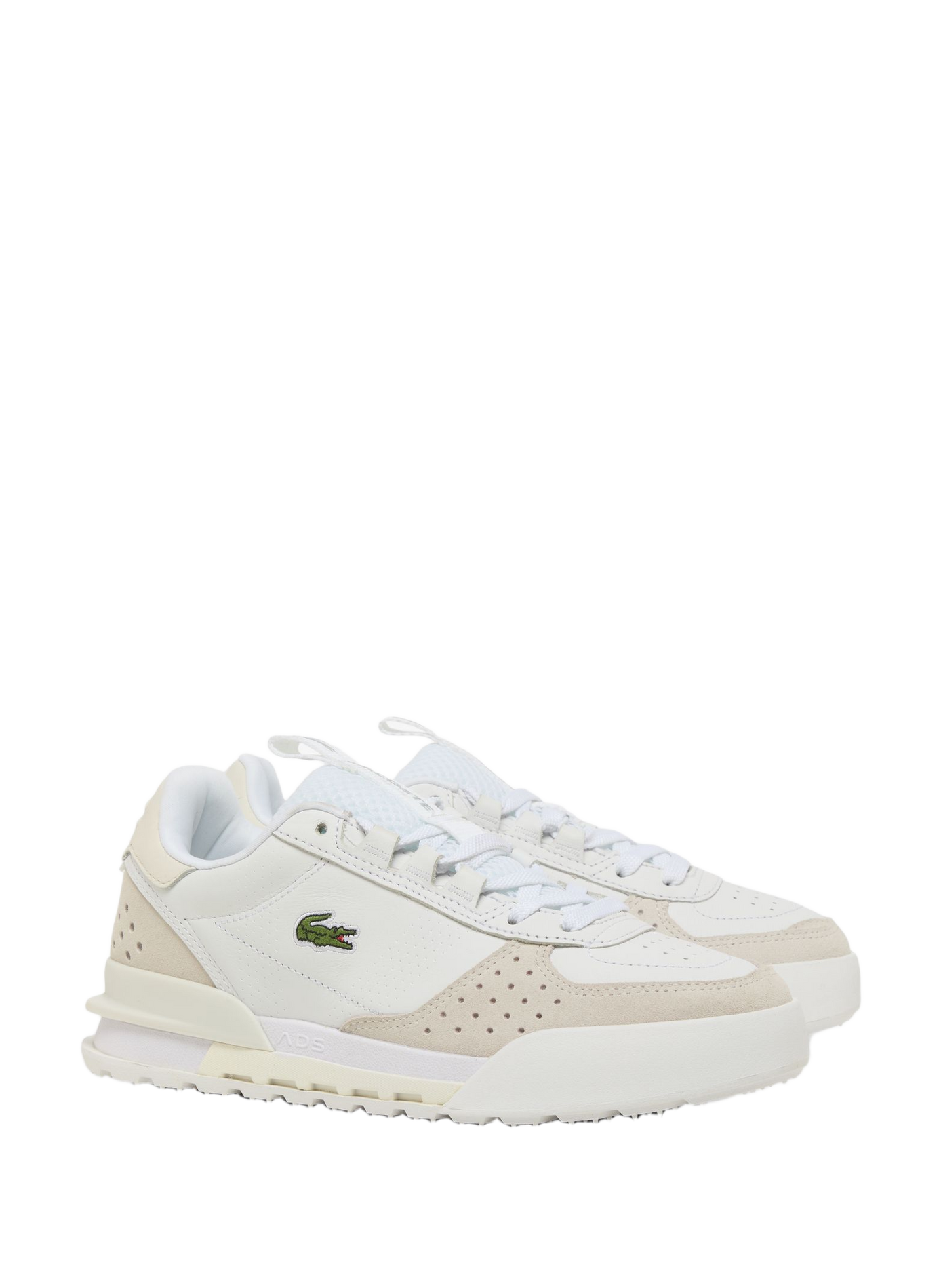 SLAM BREAK 226 2 SFA mixed leather sneakers LACOSTE White