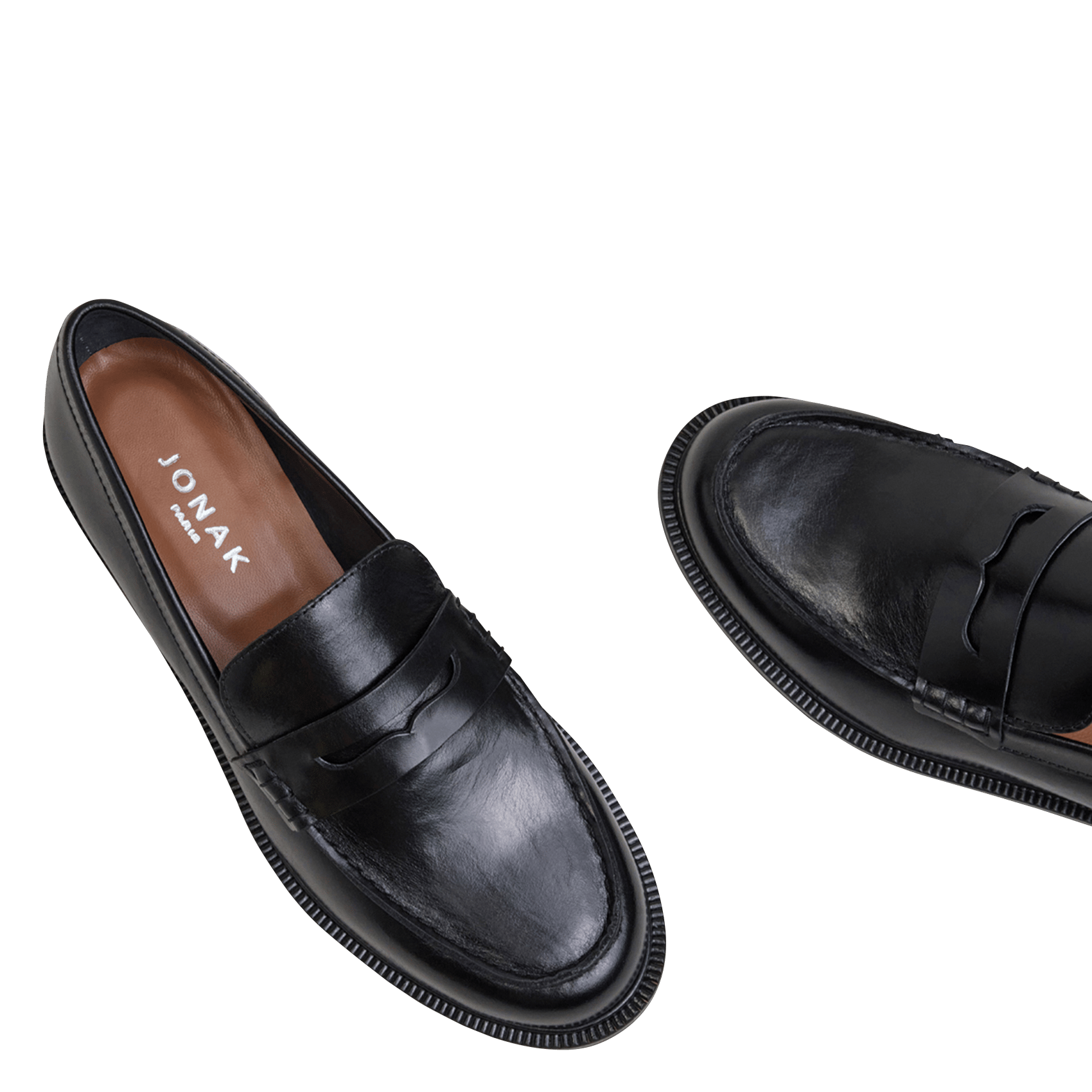 Mocassins en cuir dracula JONAK Noir