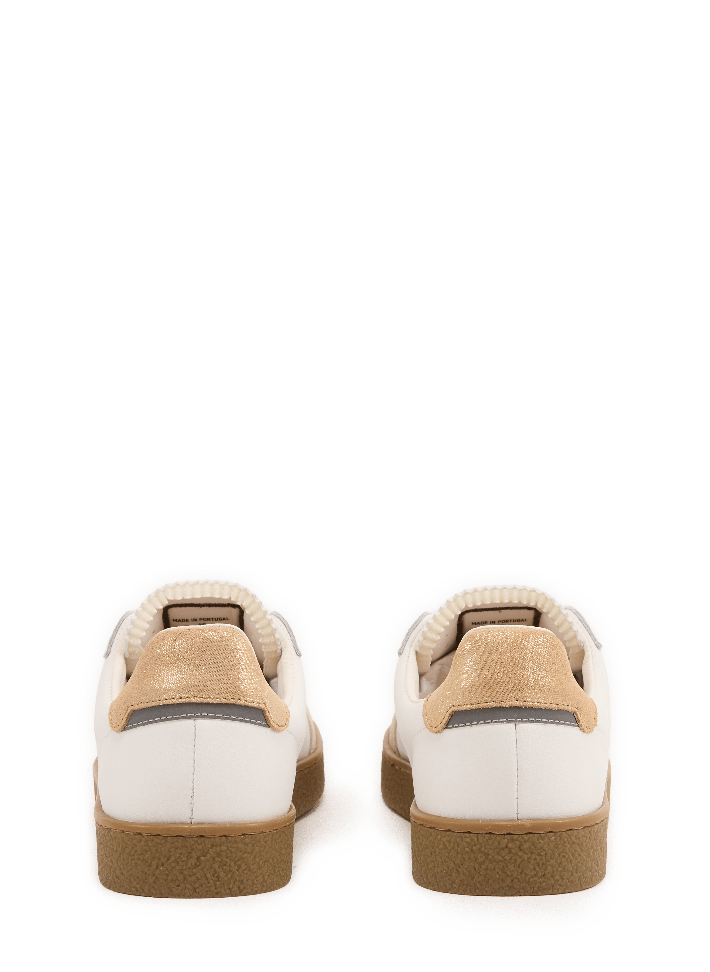 Sneakers Lumbo in gemengd runderleer FAGUO Beige