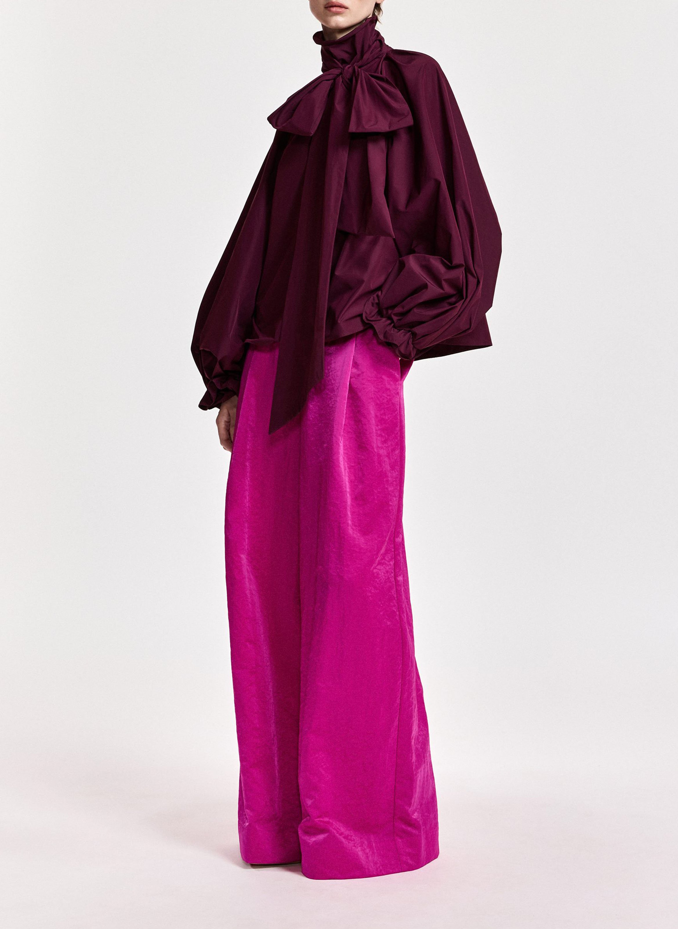 Blouse ample col lavallière keily ESSENTIEL ANTWERP Rouge