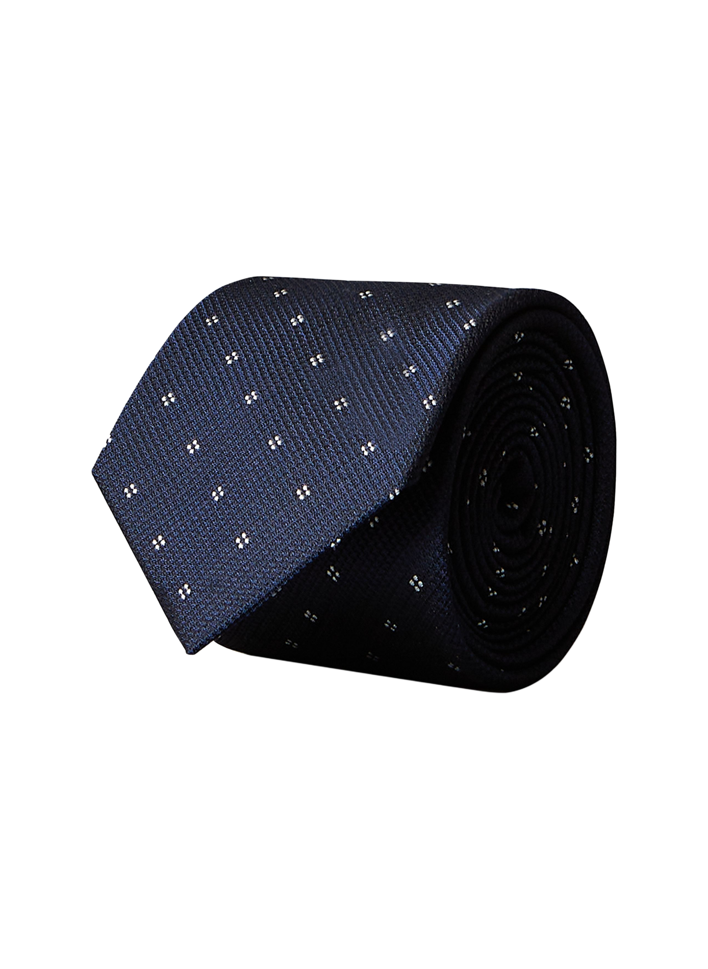 Seidenschlips mit Druck CALVIN KLEIN Blau