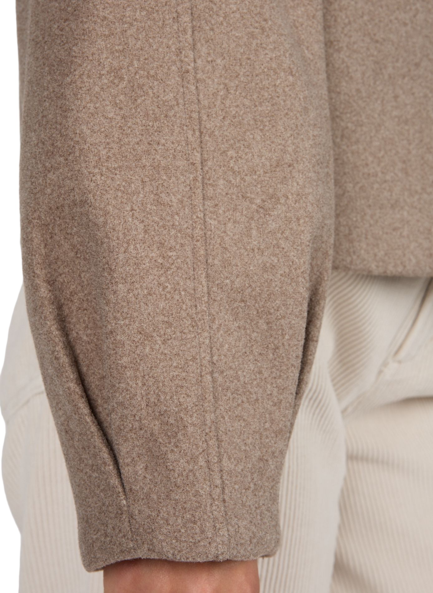 Oversized buttoned Vially jacket VILA Beige