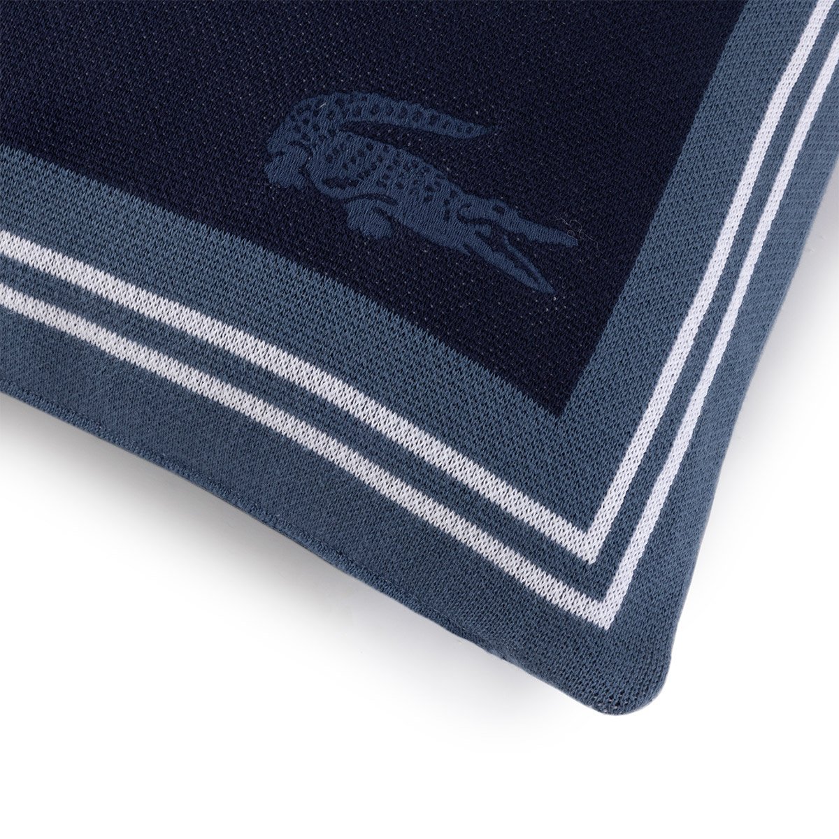 Housse de coussin en coton, l frame LACOSTE HOME Bleu