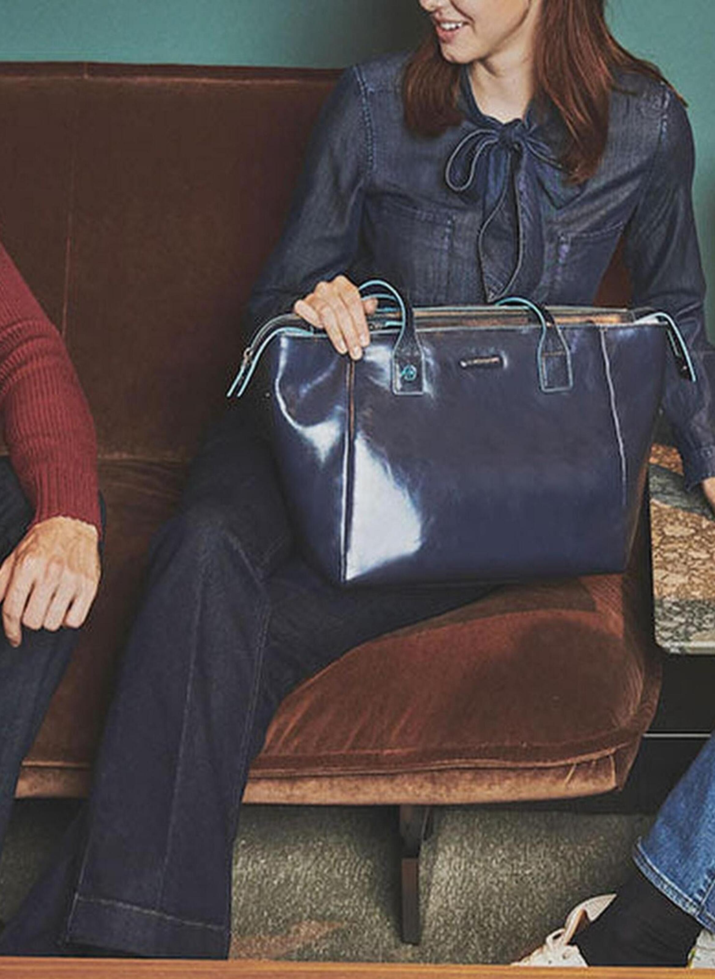 Sac personnalisable pour ordinateur 14" PIQUADRO Bleu