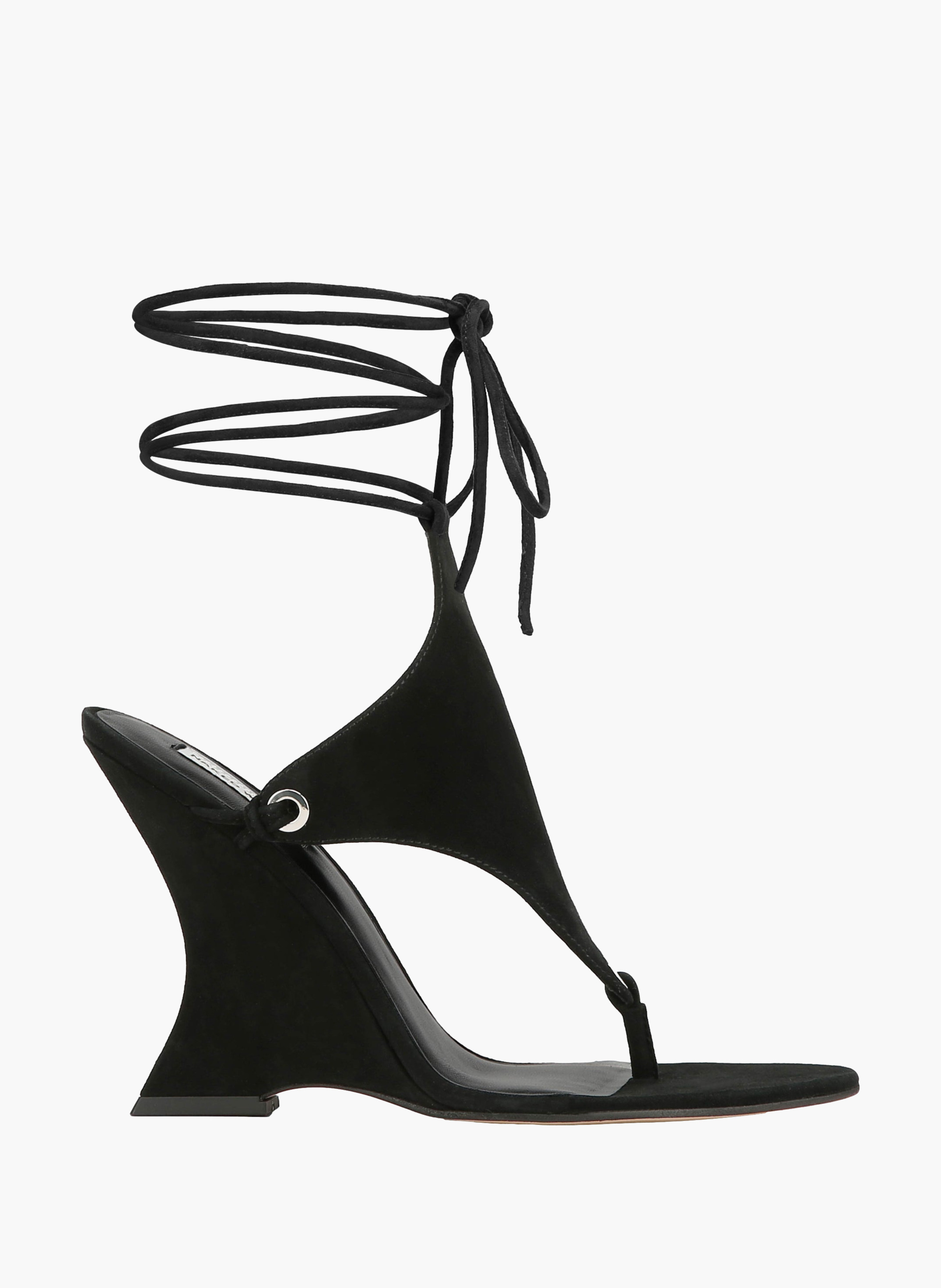 Rampage-High-Heels aus Wildleder NAKED WOLFE Schwarz
