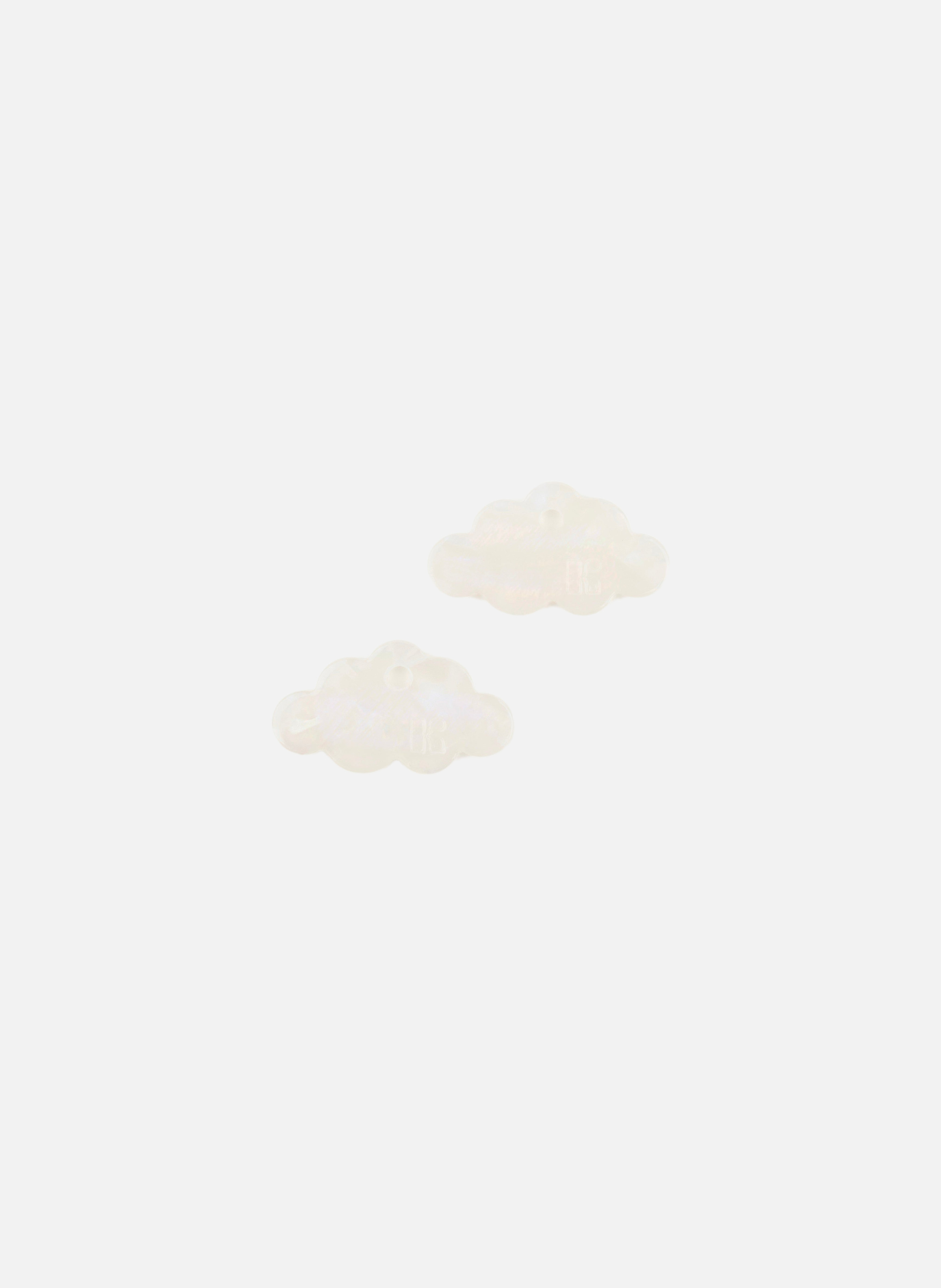 Charms nuage en acétate de cellulose  Irisée