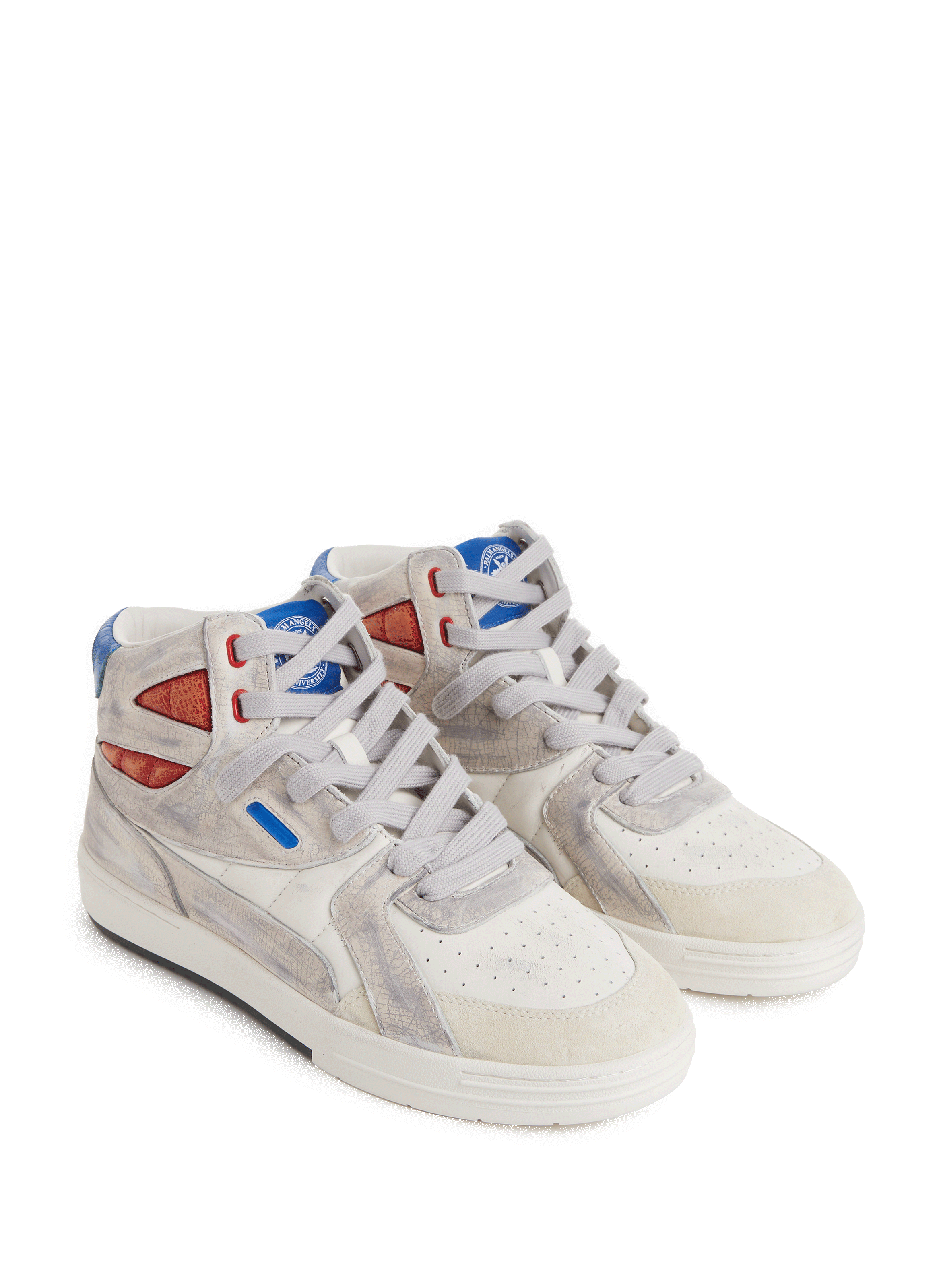 Baskets montantes en cuir